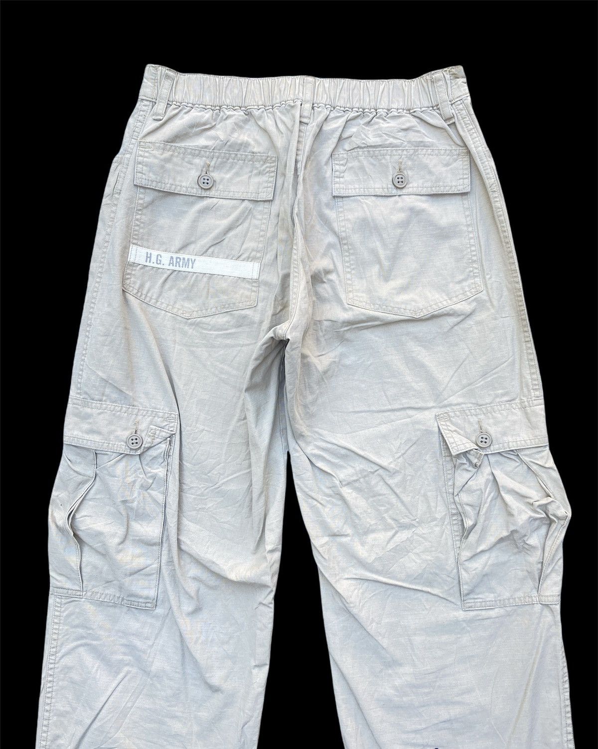 Hysteric Glamour × Japanese Brand HG Tactical Cargos Pocket Drawstring Leg Trousers Pants Size US 30 / EU 46 - 6 Thumbnail