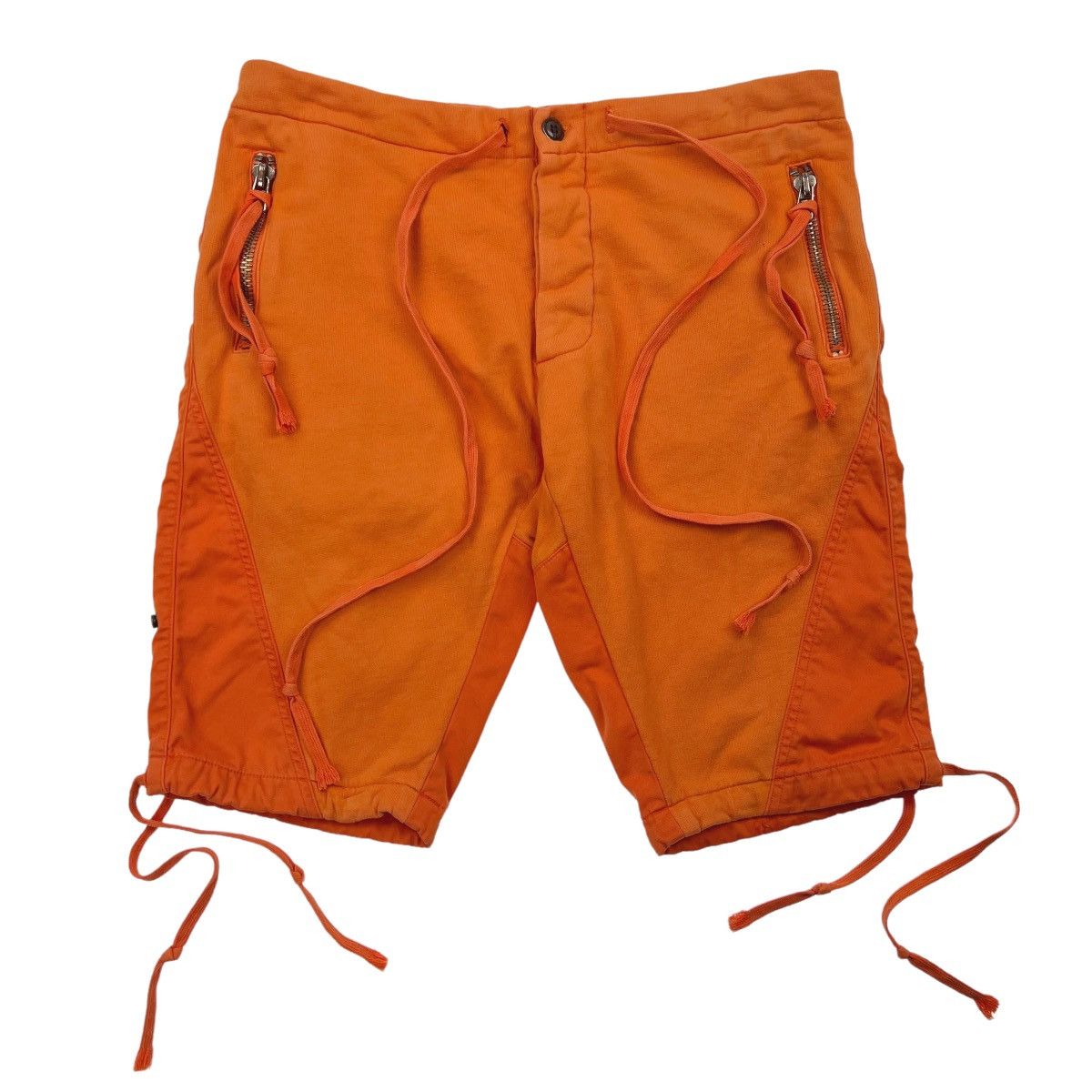 image of Greg Laurent Orange Fleece Tent Shorts, Men's (Size 34)