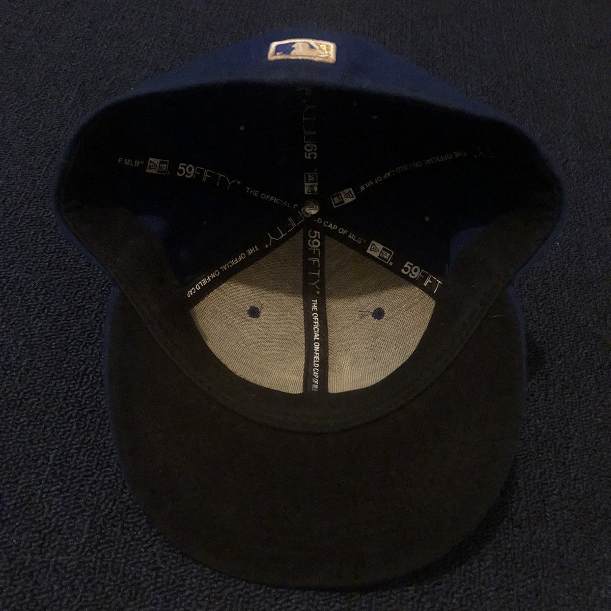 New Era Vintage MLB KC Kansas City Royals New Era Fitted Hat 7 5/8 Size ONE SIZE - 5 Thumbnail