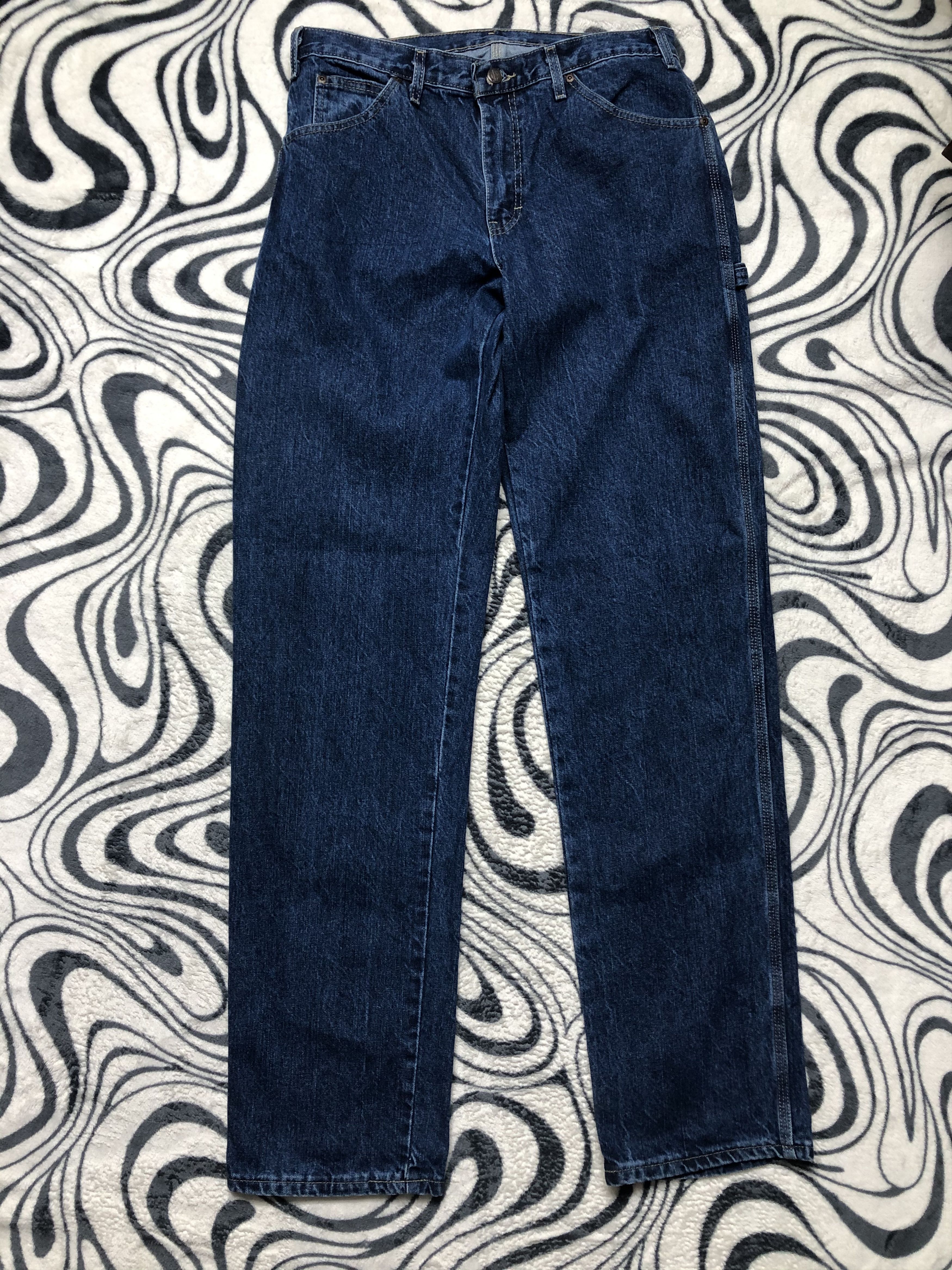 Dickies Dickies Vintage Mens Denim Cargo Pants Jeans Workwear Size US 32 / EU 48 - 4 Thumbnail