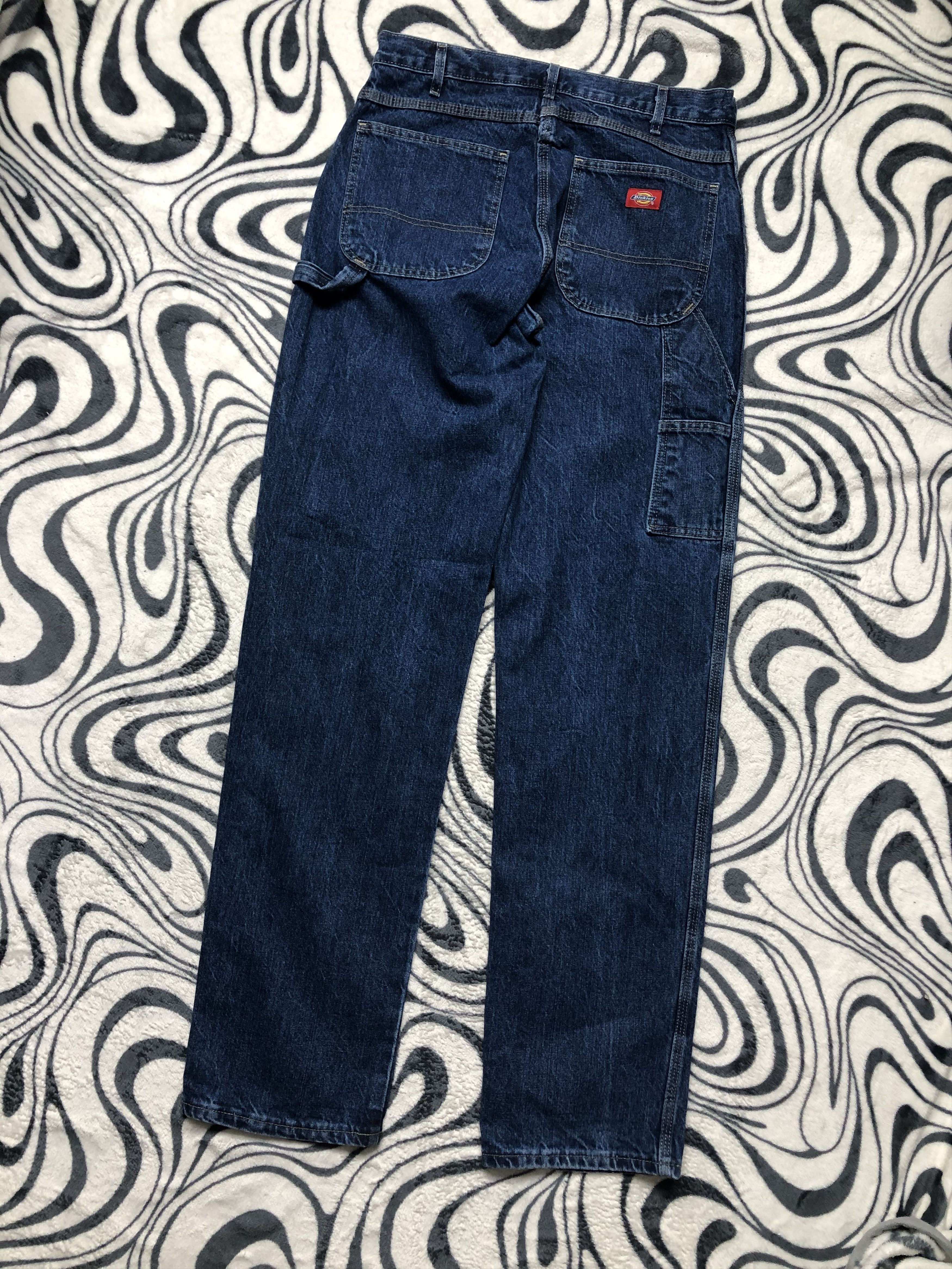 Dickies Dickies Vintage Mens Denim Cargo Pants Jeans Workwear Size US 32 / EU 48 - 1 Thumbnail