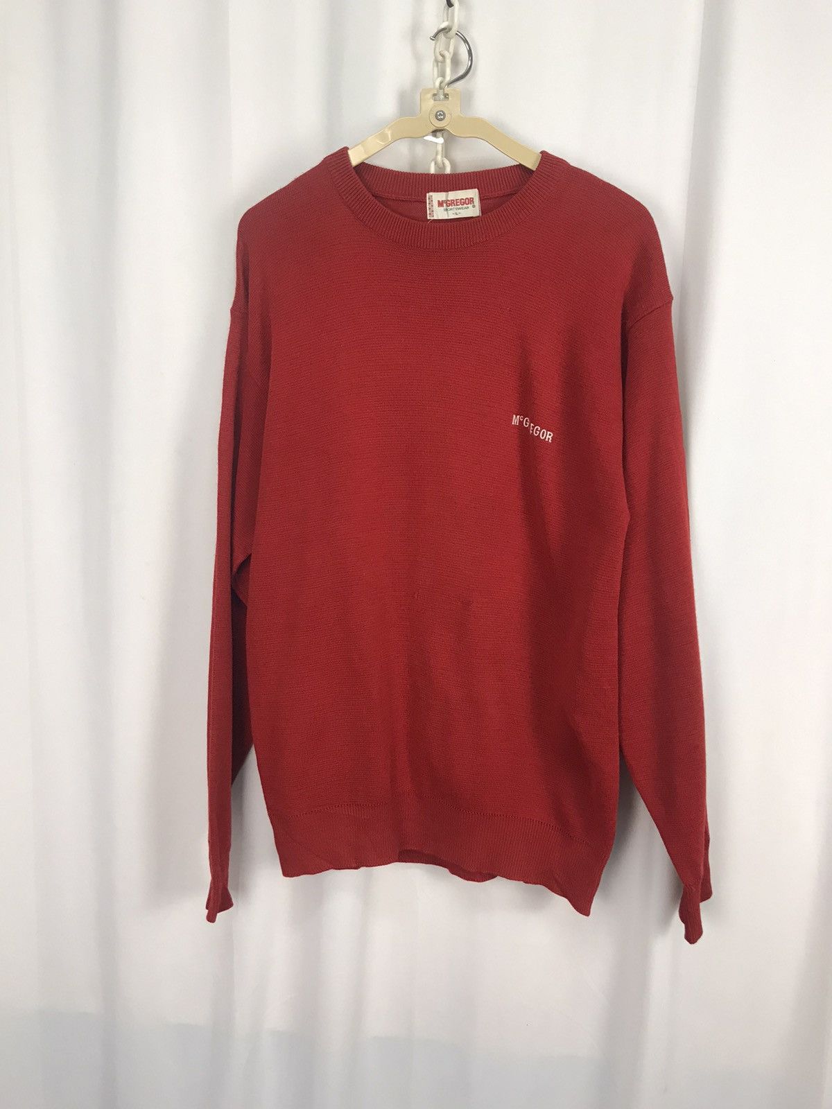 Japanese Brand × McGregor × Vintage Mc.gregor small spellout knit sweatshirt Size US M / EU 48-50 / 2 - 8 Thumbnail