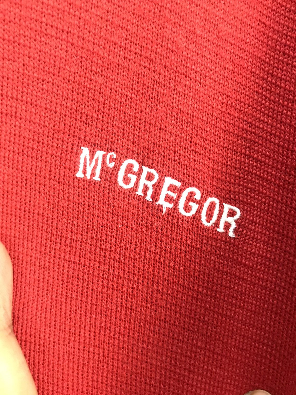 Japanese Brand × McGregor × Vintage Mc.gregor small spellout knit sweatshirt Size US M / EU 48-50 / 2 - 7 Thumbnail