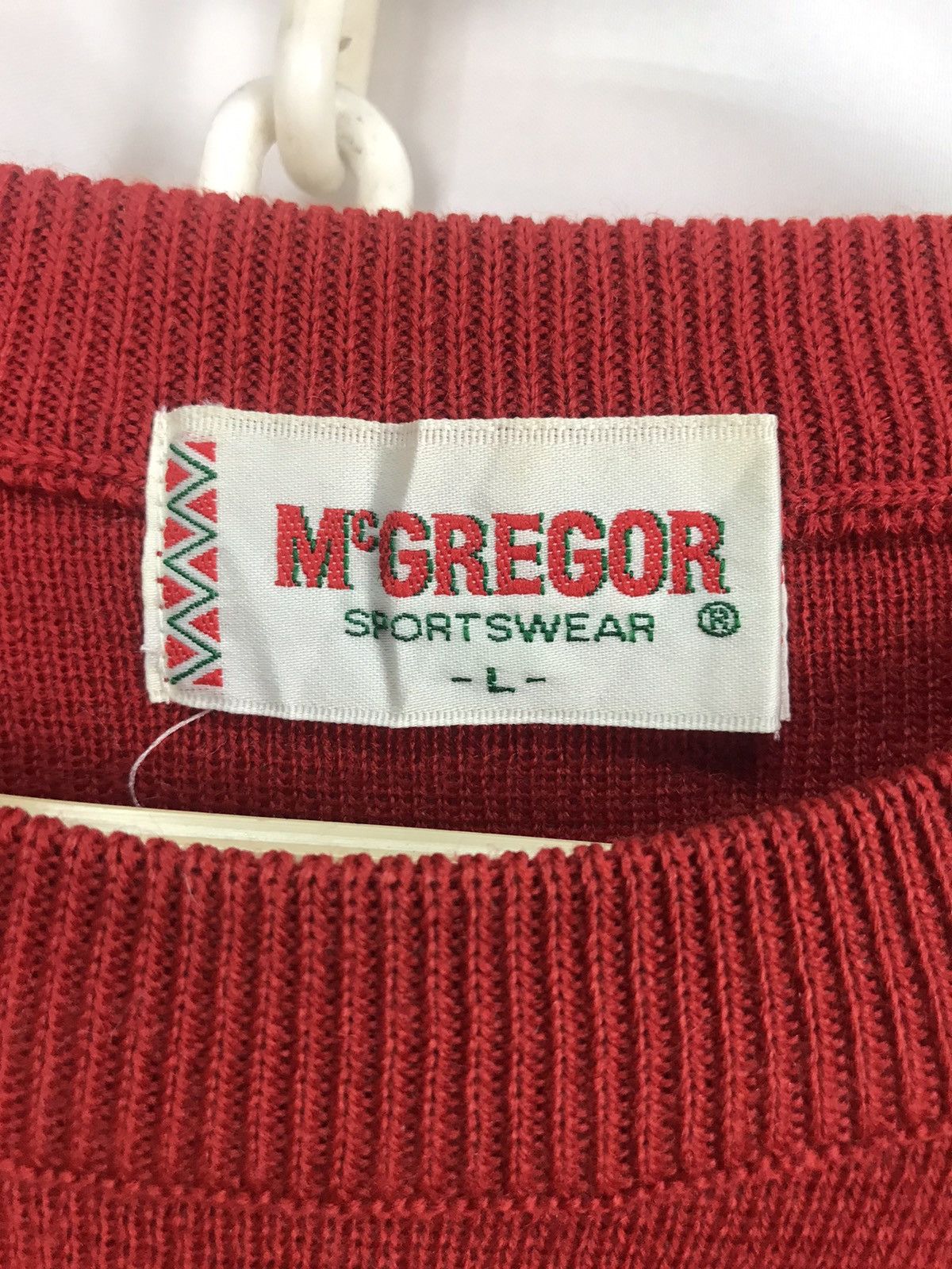 Japanese Brand × McGregor × Vintage Mc.gregor small spellout knit sweatshirt Size US M / EU 48-50 / 2 - 3 Thumbnail