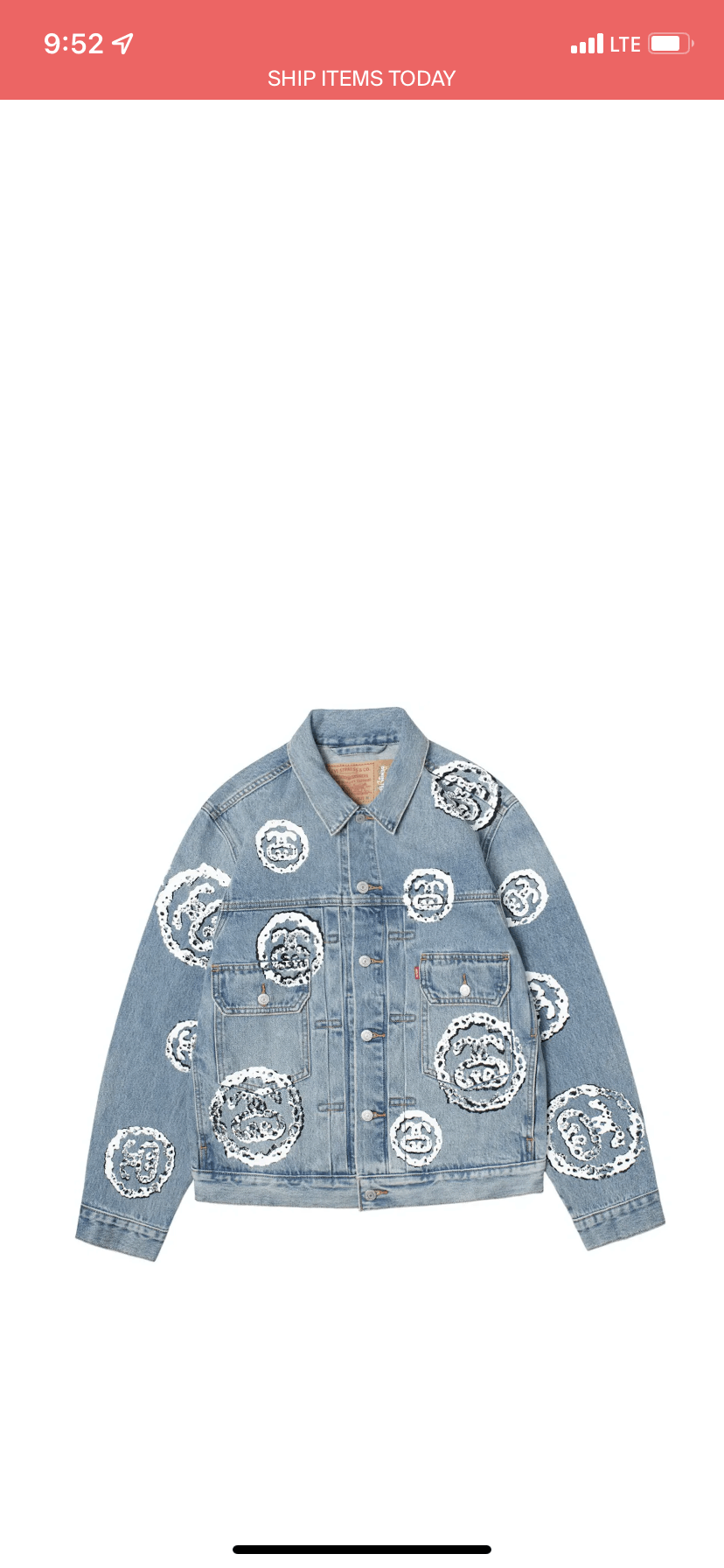 Stussy Stussy Denim Tears Light Wash Denim Jean Jacket Size Small | Grailed