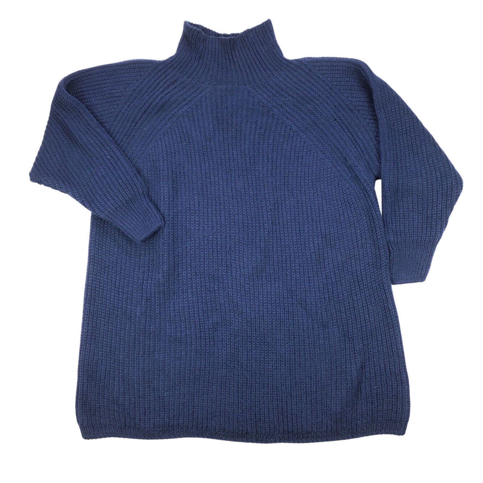 Vintage Inis Meain Mens Medium Blue 100% Alpaca Wool Knit Fisherman ...