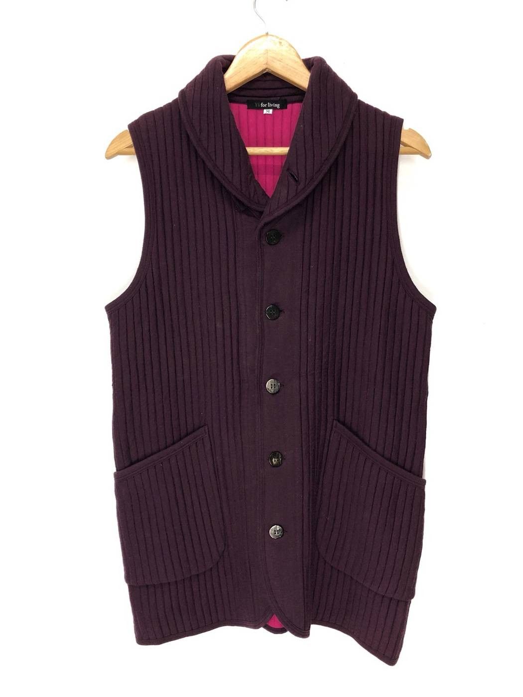 Y's for Men × Yohji Yamamoto RARE‼️Y's for living Yohji Yamamoto Pleated Tank Top Jacket Size US M / EU 48-50 / 2 - 2 Thumbnail