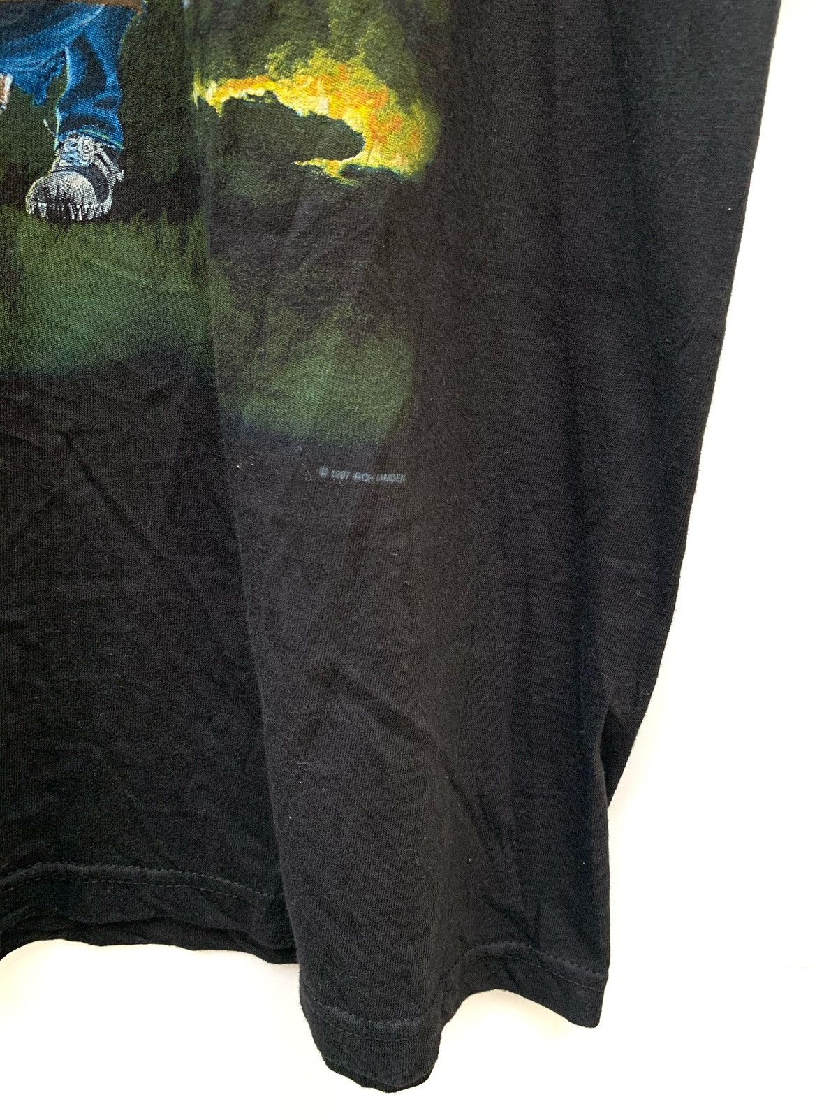 Band Tees Vintage 90's Iron Maiden "Beast of The Beast" Black Tee Tee Size US L / EU 52-54 / 3 - 8 Thumbnail