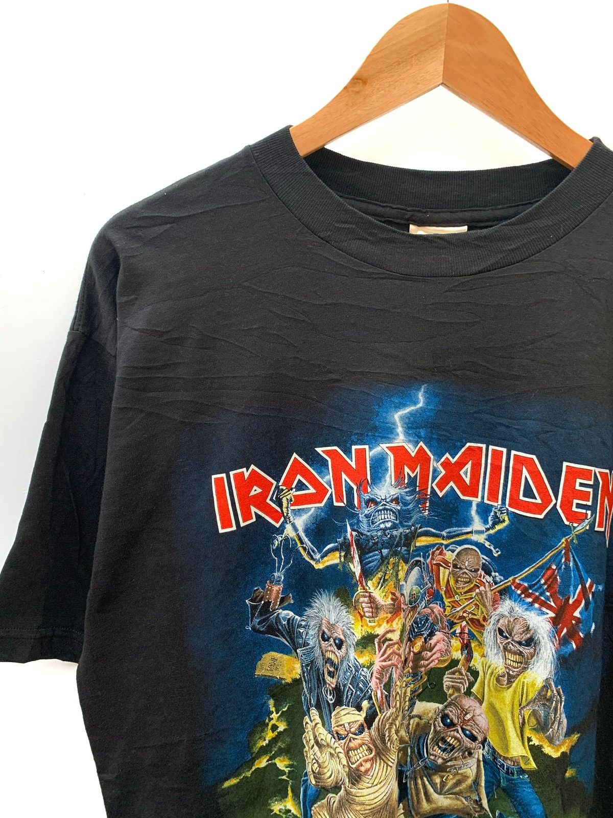 Band Tees Vintage 90's Iron Maiden "Beast of The Beast" Black Tee Tee Size US L / EU 52-54 / 3 - 3 Thumbnail