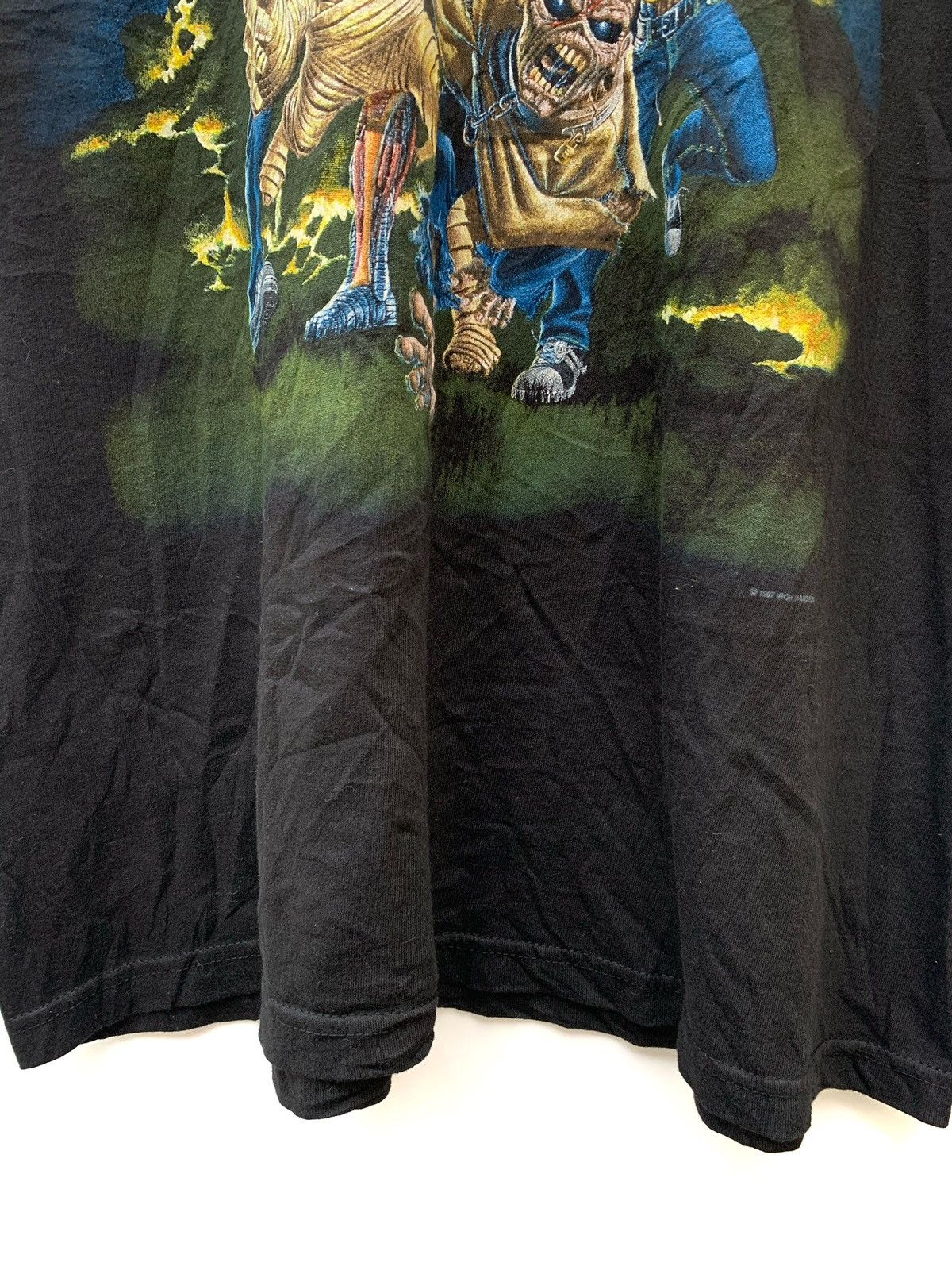 Band Tees Vintage 90's Iron Maiden "Beast of The Beast" Black Tee Tee Size US L / EU 52-54 / 3 - 6 Thumbnail