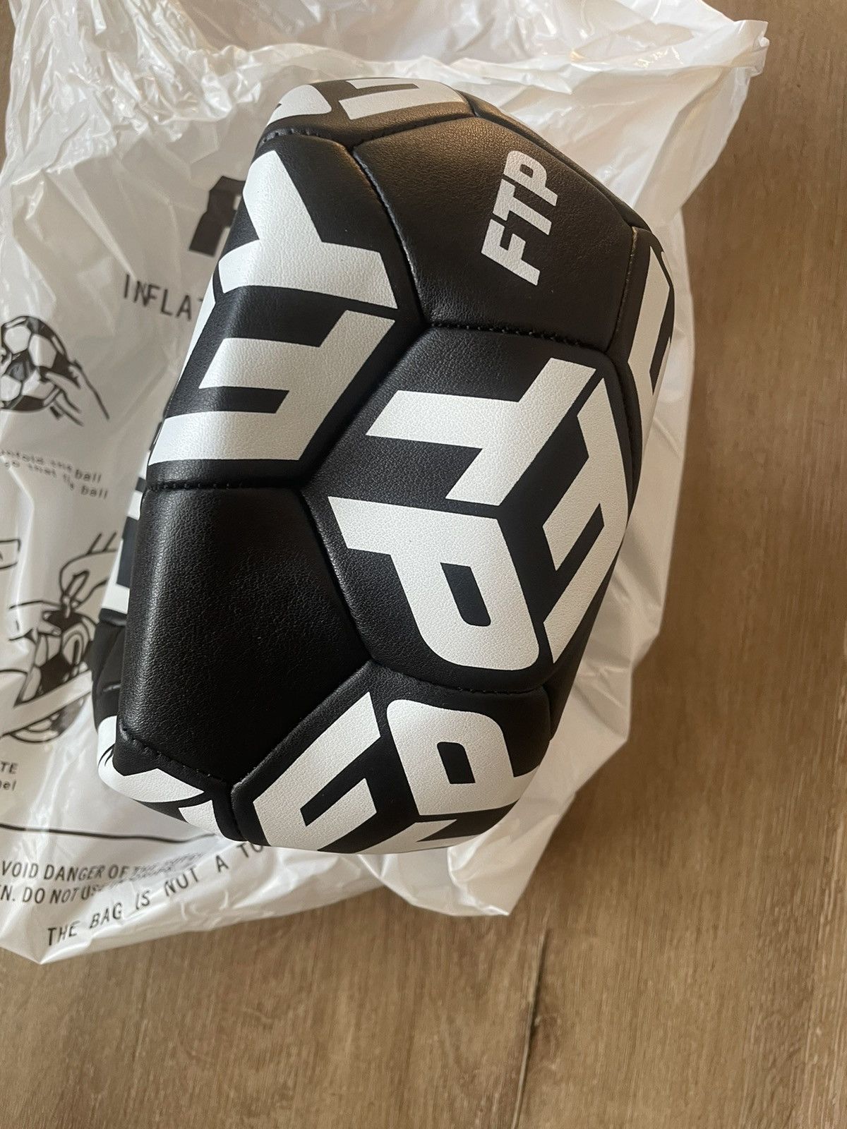 Fuck The Population FTP DIMENSION LOGO SOCCER BALL (BLACK/WHITE) Size ONE SIZE - 4 Thumbnail