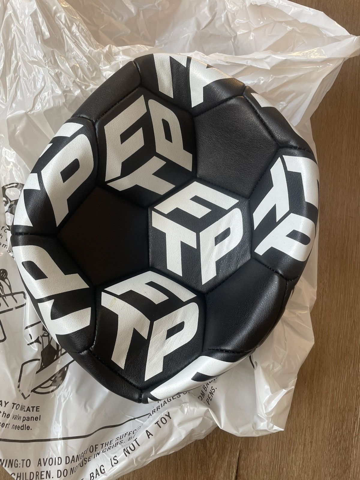 Fuck The Population FTP DIMENSION LOGO SOCCER BALL (BLACK/WHITE) Size ONE SIZE - 1 Thumbnail