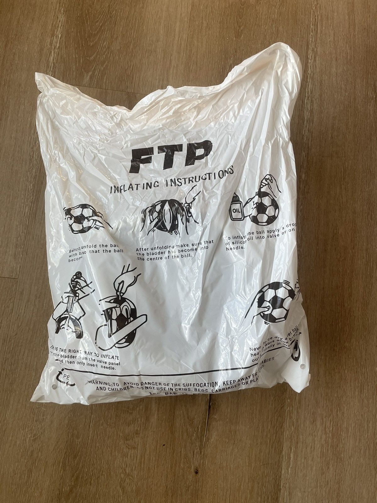 Fuck The Population FTP DIMENSION LOGO SOCCER BALL (BLACK/WHITE) Size ONE SIZE - 6 Thumbnail