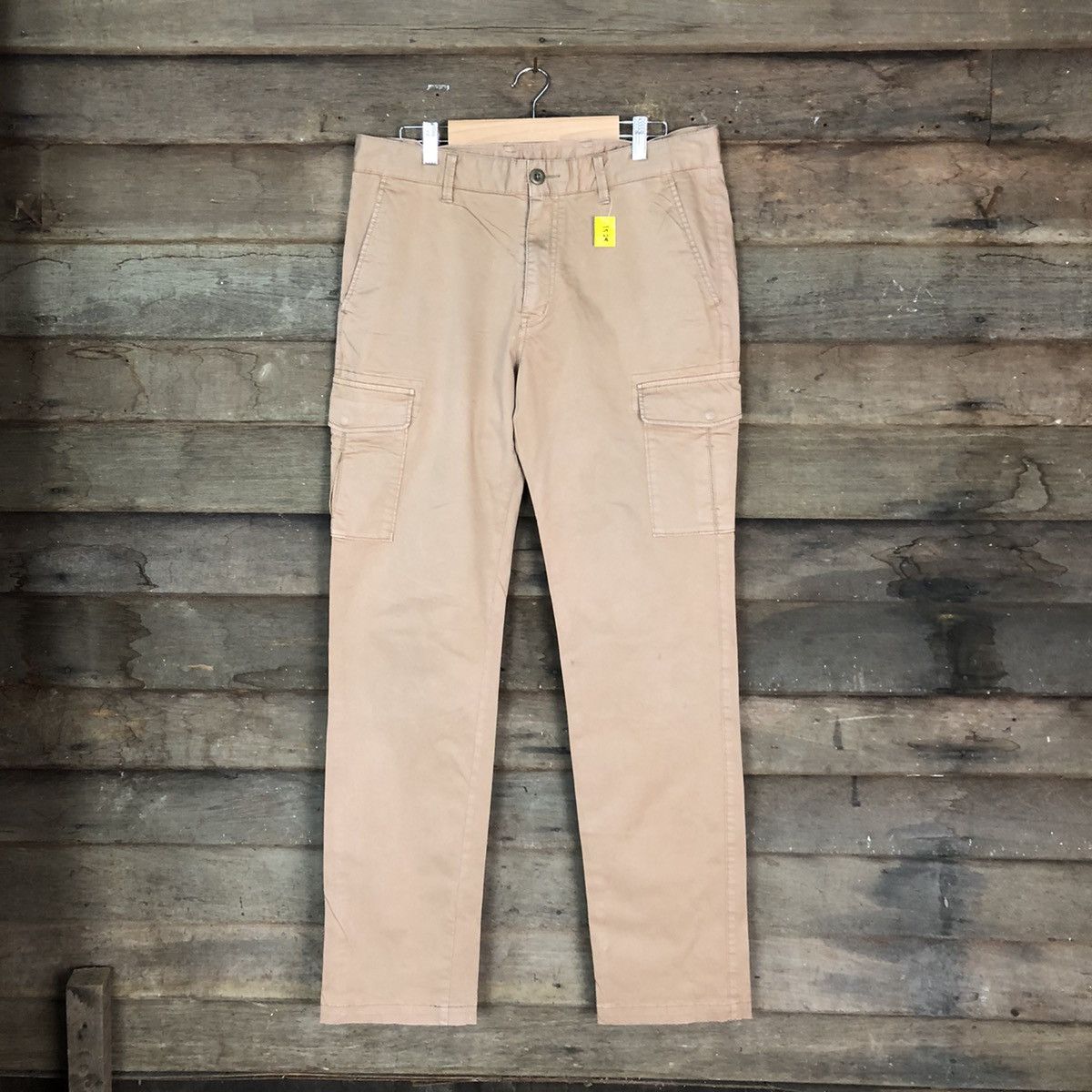 Japanese Brand DLL Uniqlo Brown Cargo utility Multipocket Pants #1529 Size US 32 / EU 48 - 1 Thumbnail