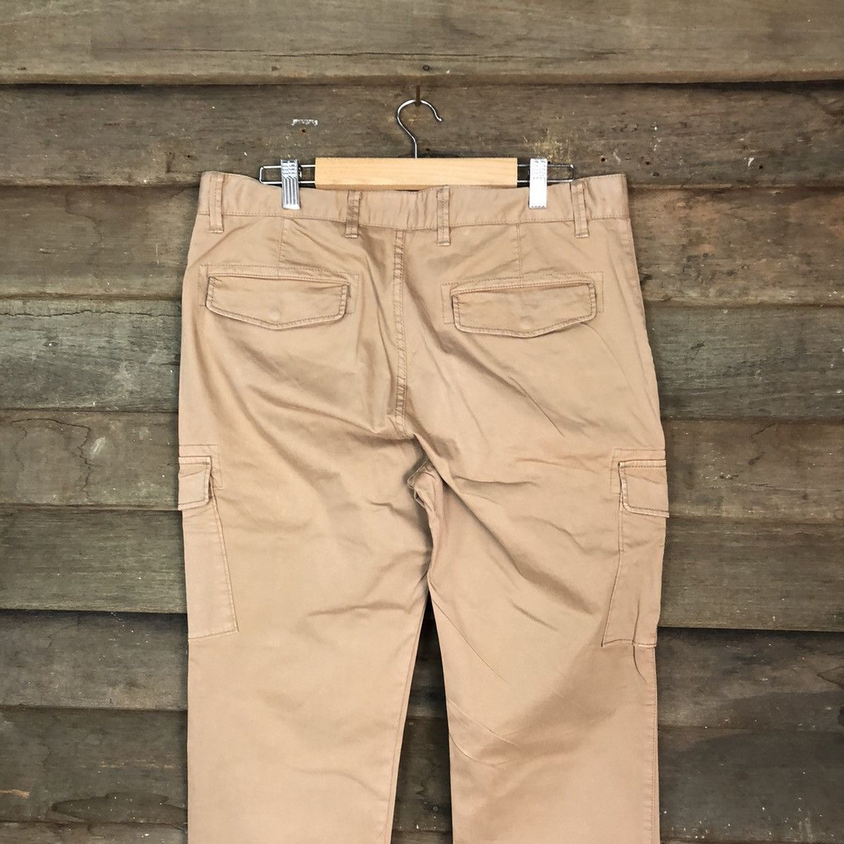 Japanese Brand DLL Uniqlo Brown Cargo utility Multipocket Pants #1529 Size US 32 / EU 48 - 8 Thumbnail