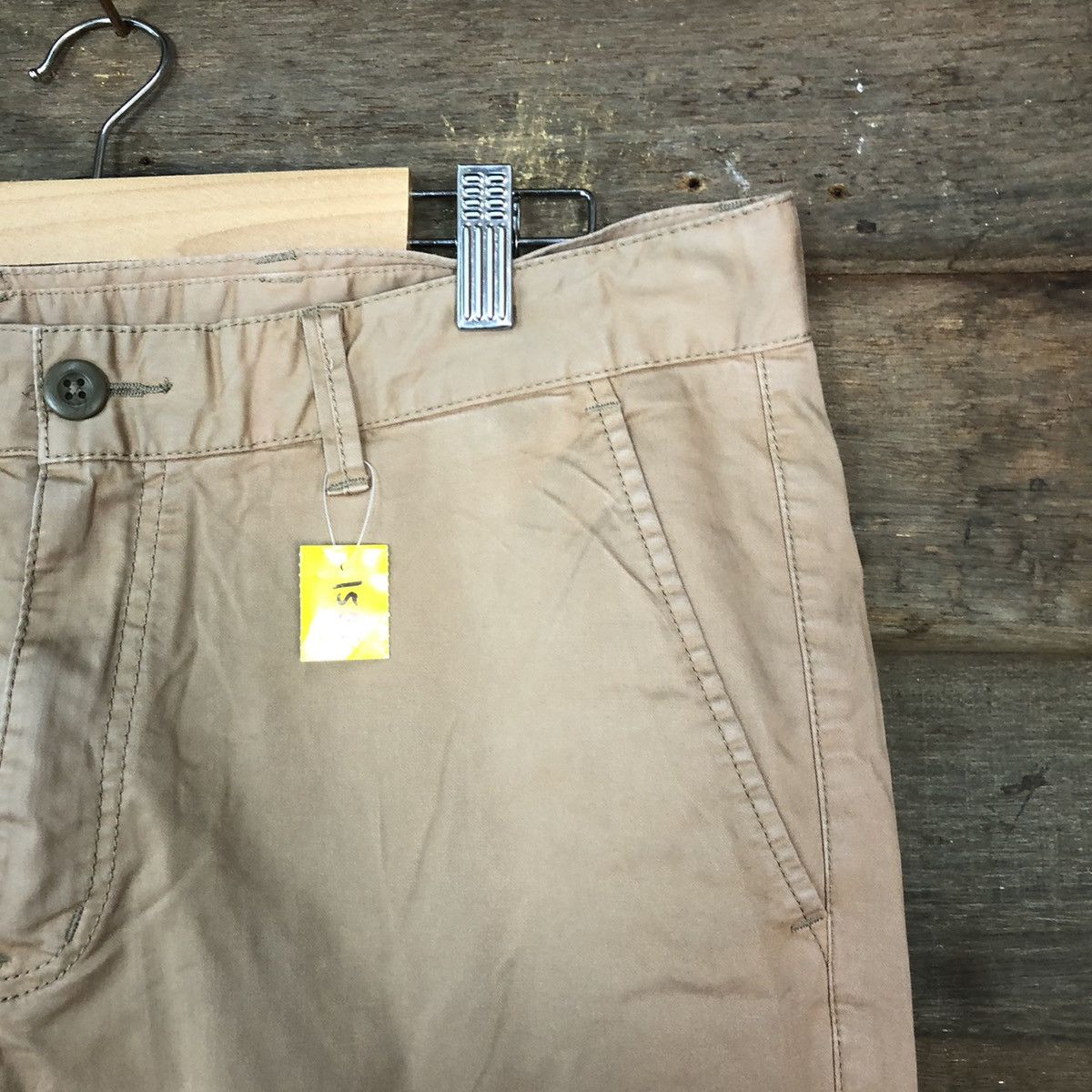 Japanese Brand DLL Uniqlo Brown Cargo utility Multipocket Pants #1529 Size US 32 / EU 48 - 5 Thumbnail