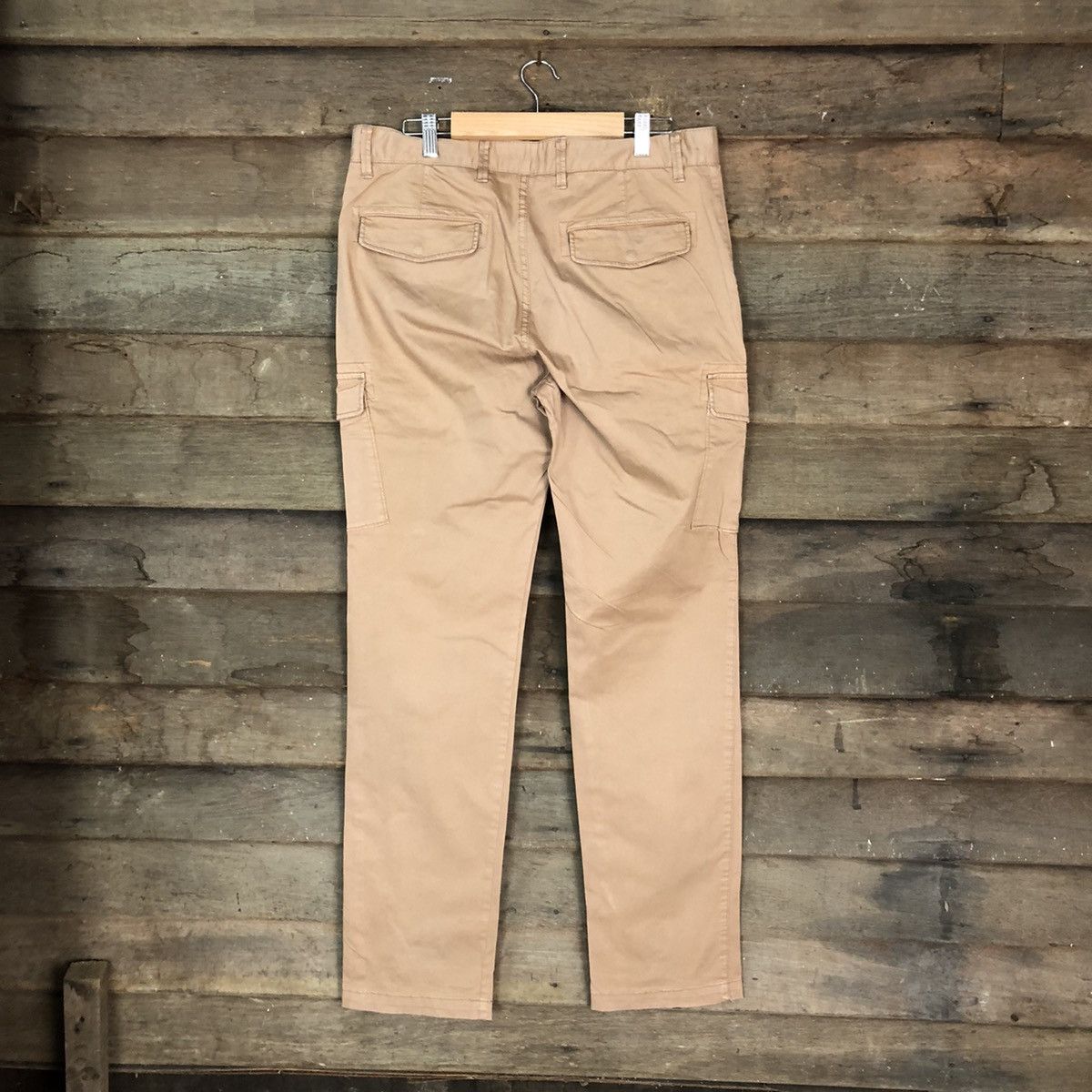 Japanese Brand DLL Uniqlo Brown Cargo utility Multipocket Pants #1529 Size US 32 / EU 48 - 7 Thumbnail