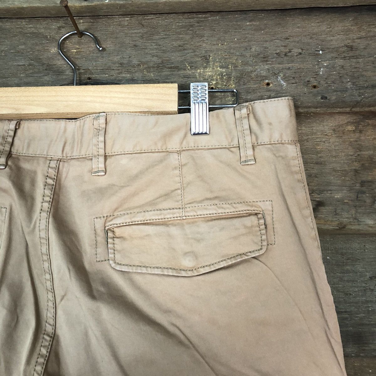 Japanese Brand DLL Uniqlo Brown Cargo utility Multipocket Pants #1529 Size US 32 / EU 48 - 11 Thumbnail
