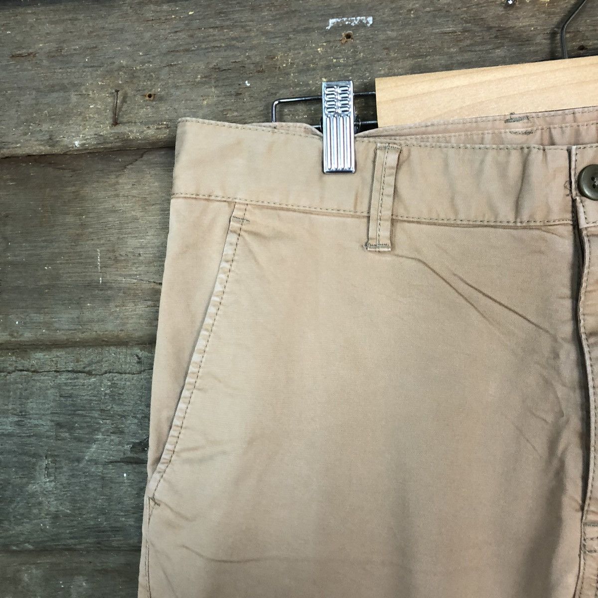 Japanese Brand DLL Uniqlo Brown Cargo utility Multipocket Pants #1529 Size US 32 / EU 48 - 4 Thumbnail