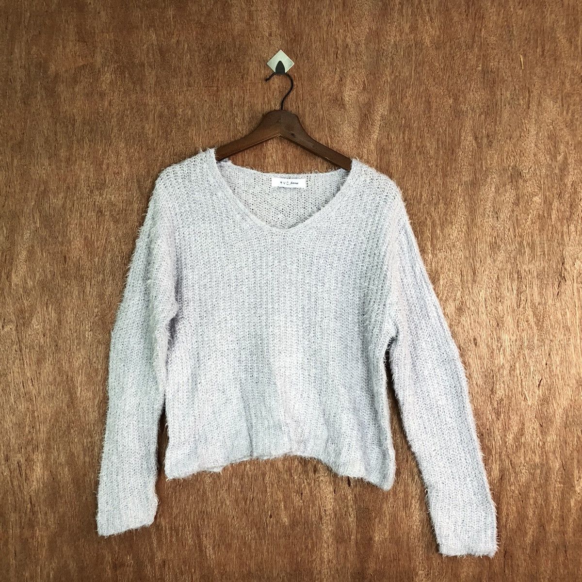 Japanese Brand × Other Hvc Femme Shag Shaggy Fur Mohair Knitwear #6617 Size US M / EU 48-50 / 2 - 1 Thumbnail