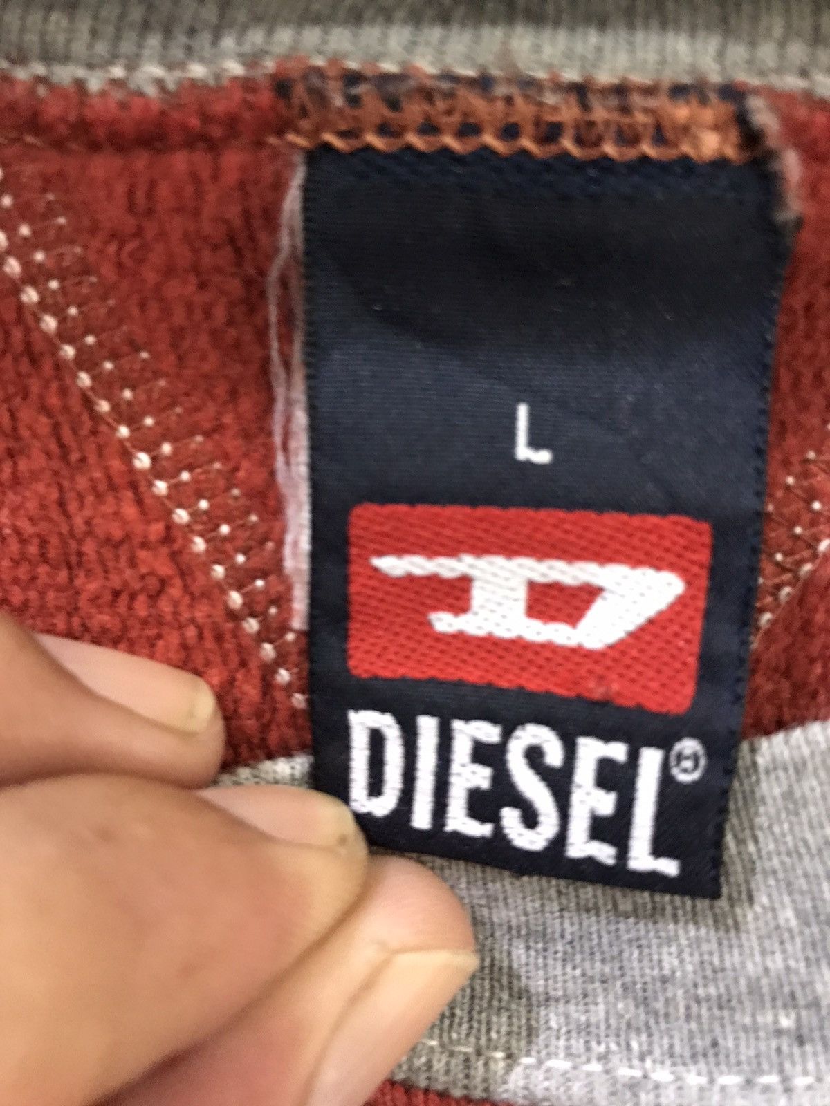 Diesel DIESEL Multitones Embroidery Logo Sweatshirt Size US L / EU 52-54 / 3 - 5 Thumbnail