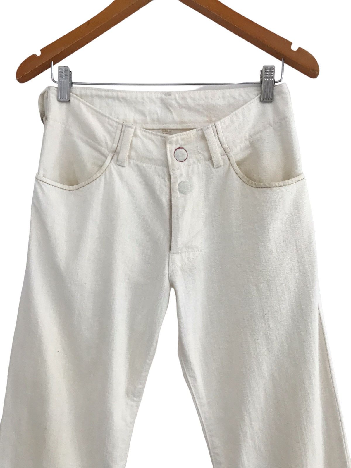 Levi's Vintage Levis Made Different Japan White Soft Jeans Size US 29 - 5 Thumbnail