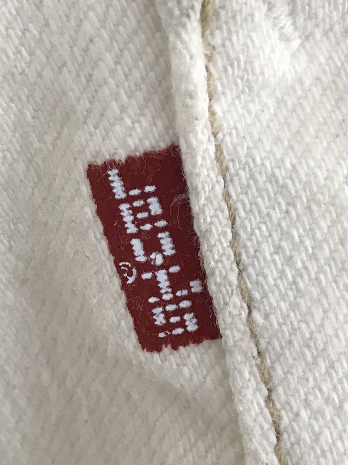 Levi's Vintage Levis Made Different Japan White Soft Jeans Size US 29 - 11 Thumbnail