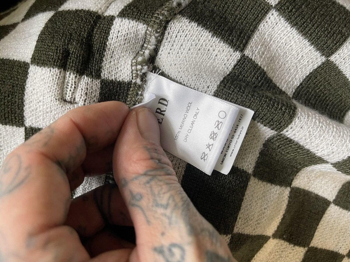Enfants Riches Deprimes ERD 2018 NEW RUNWAY CHECKERED GRUNGE CARDIGAN SWEATER Size US L / EU 52-54 / 3 - 9 Thumbnail