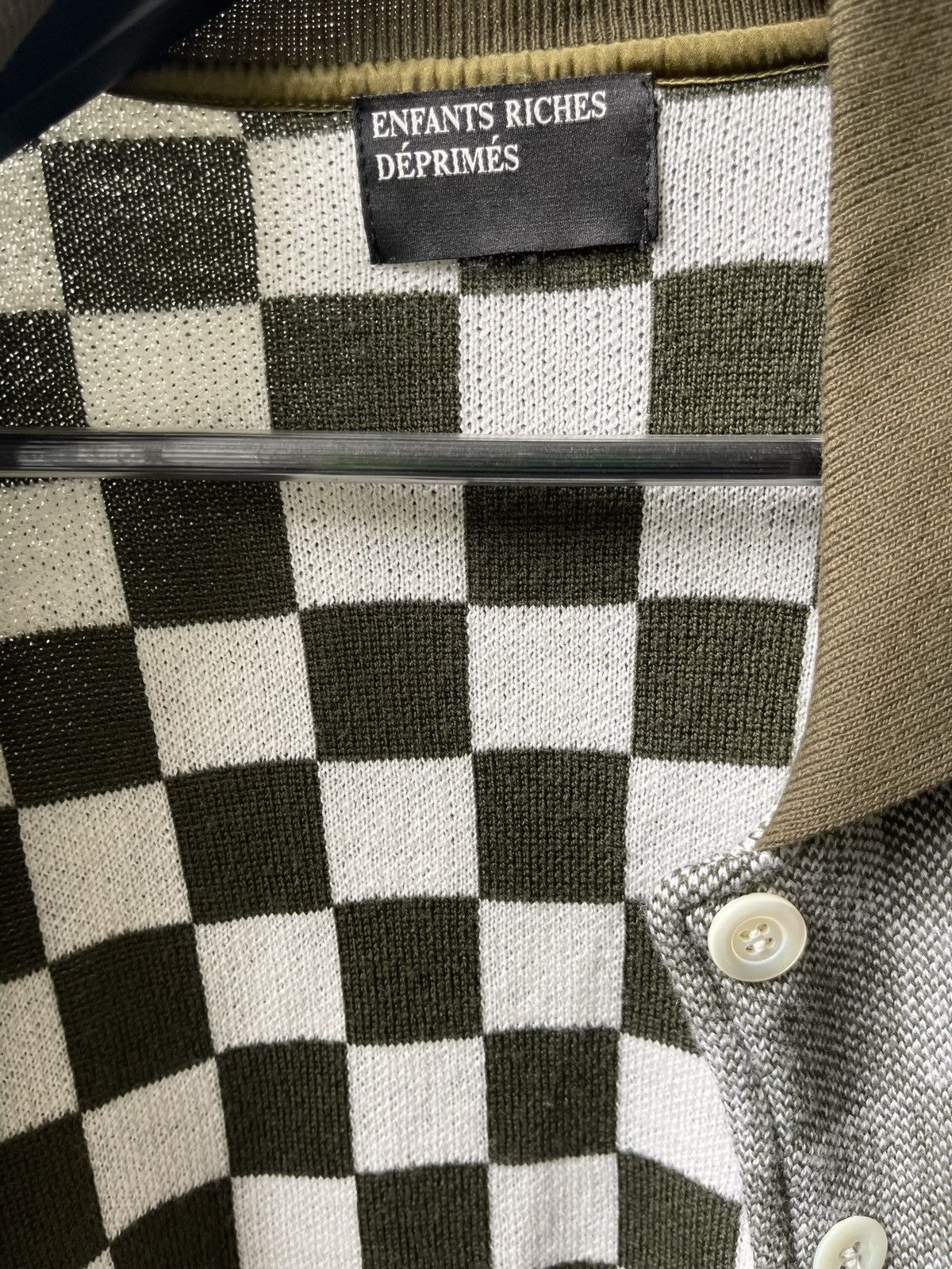 Enfants Riches Deprimes ERD 2018 NEW RUNWAY CHECKERED GRUNGE CARDIGAN SWEATER Size US L / EU 52-54 / 3 - 15 Thumbnail