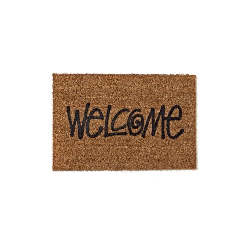 Pre-owned Stussy Welcome Door Mat Rug Home Decor In Brown | ModeSens