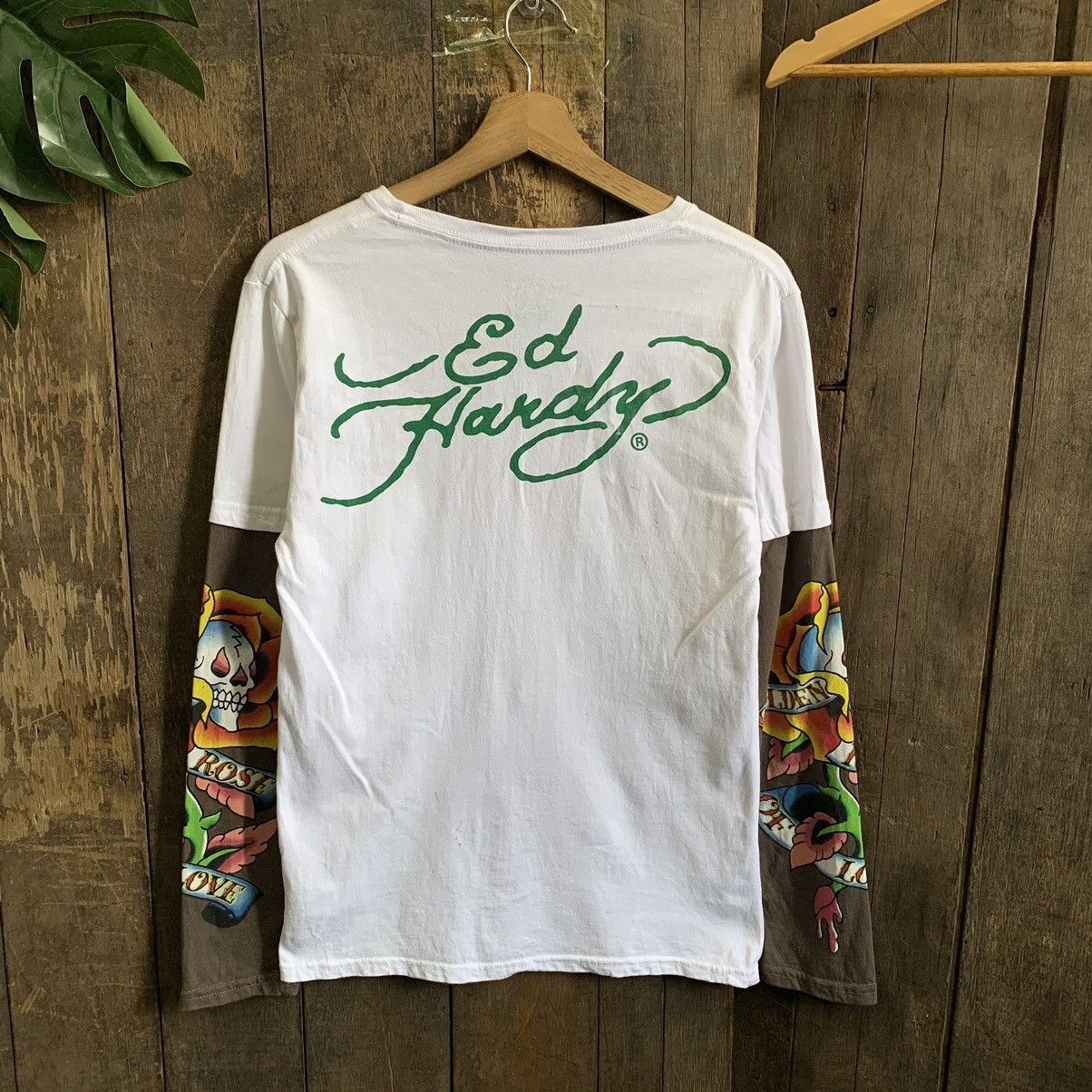 Ed Hardy Vintage Ed Hardy L/S Tshirt Size M / US 6-8 / IT 42-44 - 2 Thumbnail
