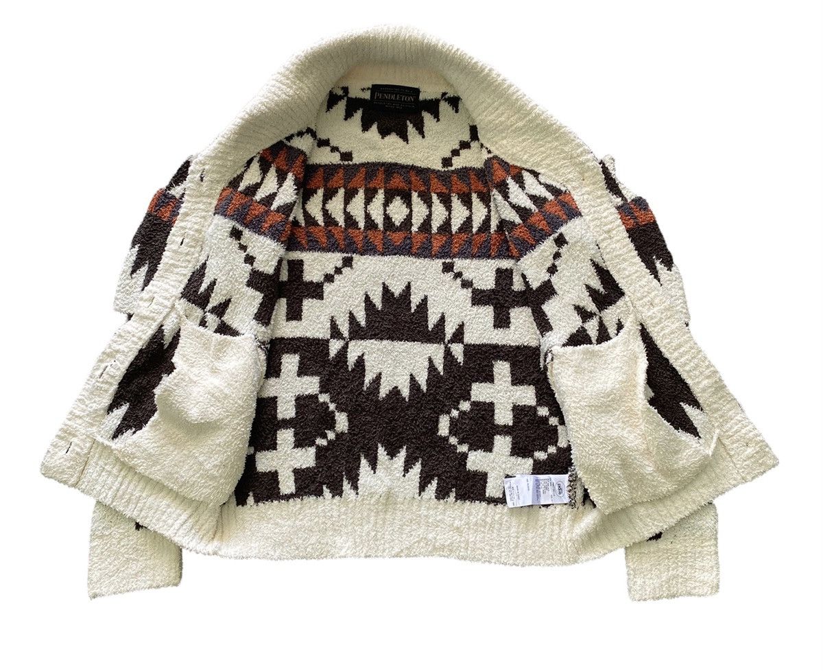 Pendleton GRAIL🇯🇵PENDLETON WESTERN NAVAJO KNIT FLEECE AZTEC BLANKET Size US S / EU 44-46 / 1 - 2 Thumbnail