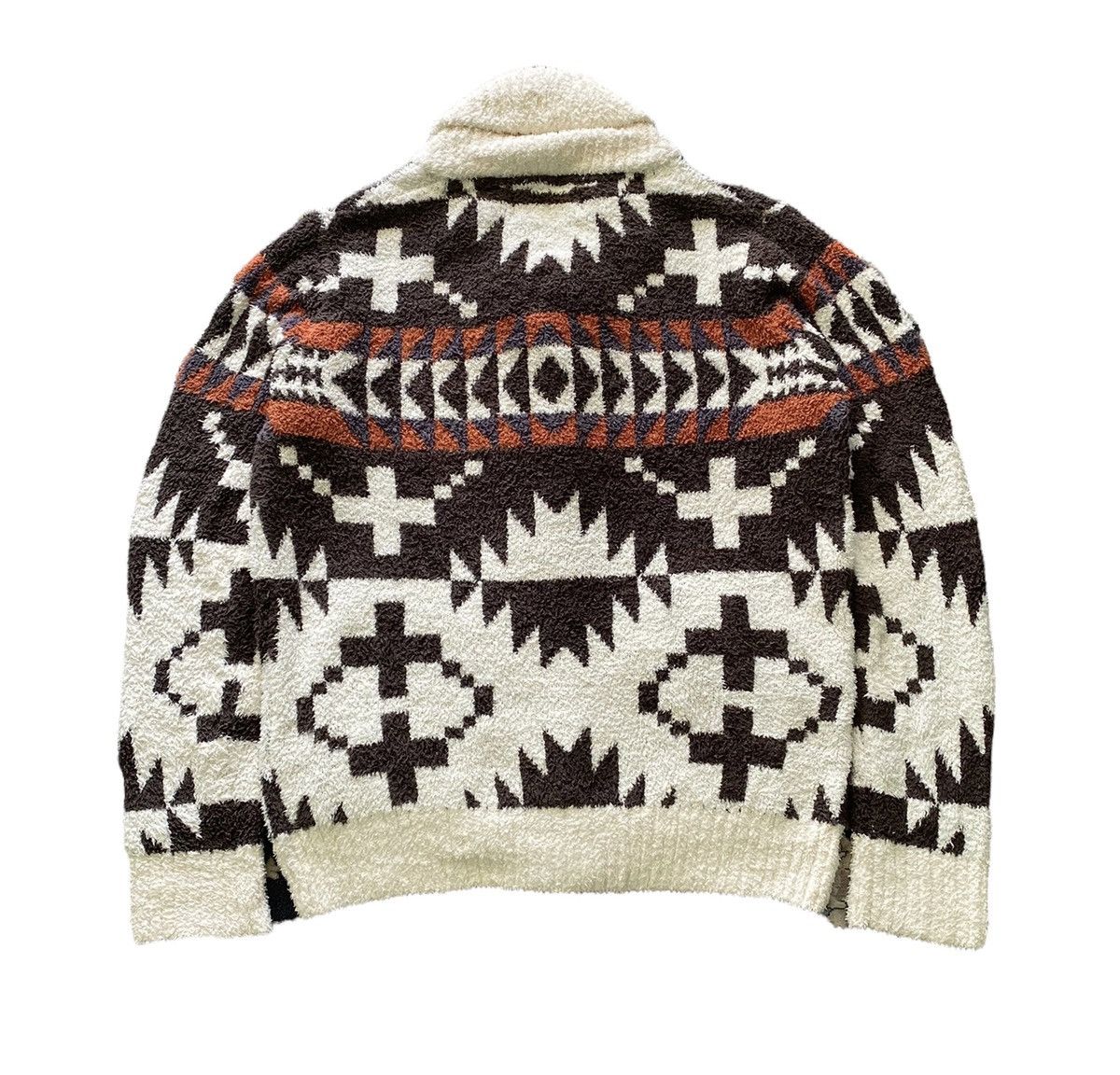 Pendleton GRAIL🇯🇵PENDLETON WESTERN NAVAJO KNIT FLEECE AZTEC BLANKET Size US S / EU 44-46 / 1 - 3 Thumbnail