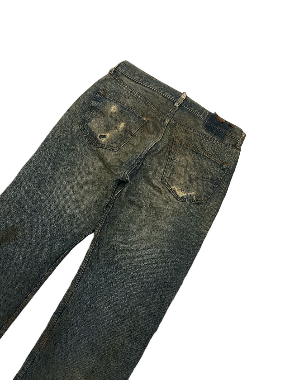 Levi's × Vintage VINTAGE 90’s LEVIS 501 RUSTY BLUE DENIM KURT KOBAIN Size US 32 / EU 48 - 7 Thumbnail