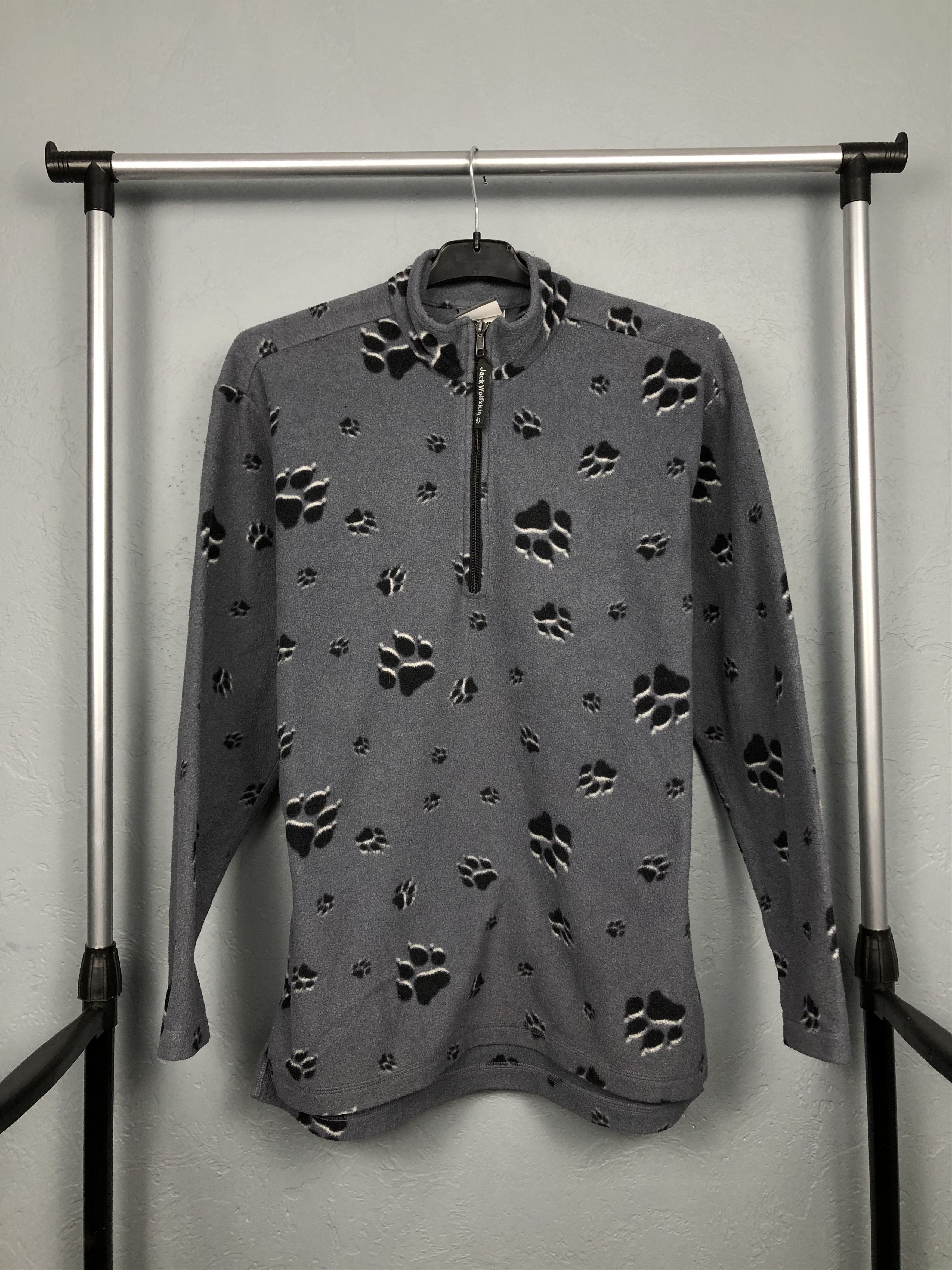 Jack Wolfskin Jack Wolfskins Vintage Multilogo Fleece Jacket Size US M / EU 48-50 / 2 - 1 Thumbnail