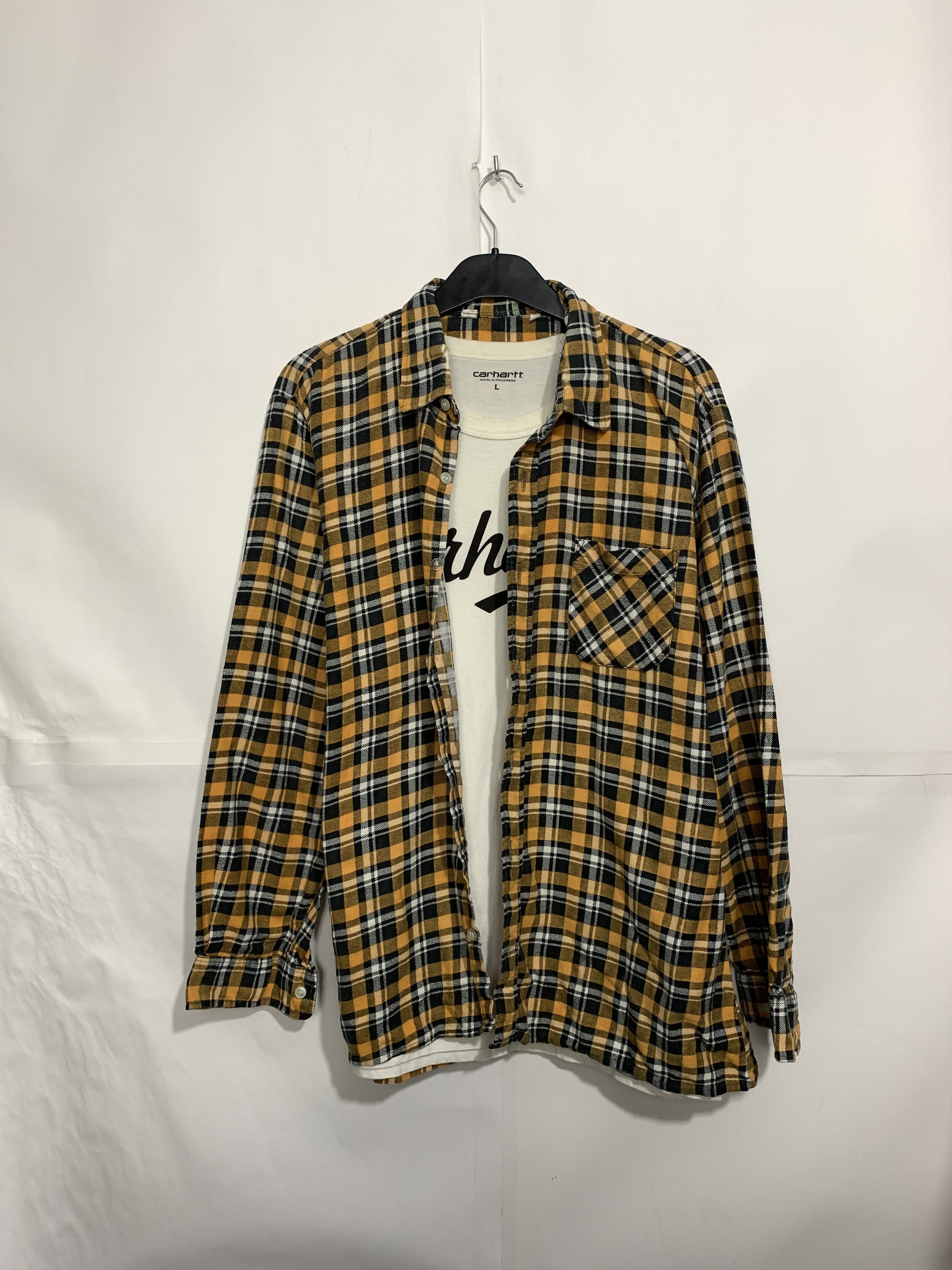 Flannel Vintage Flannel Plaid Shirt Travis style Size US L / EU 52-54 / 3 - 1 Thumbnail