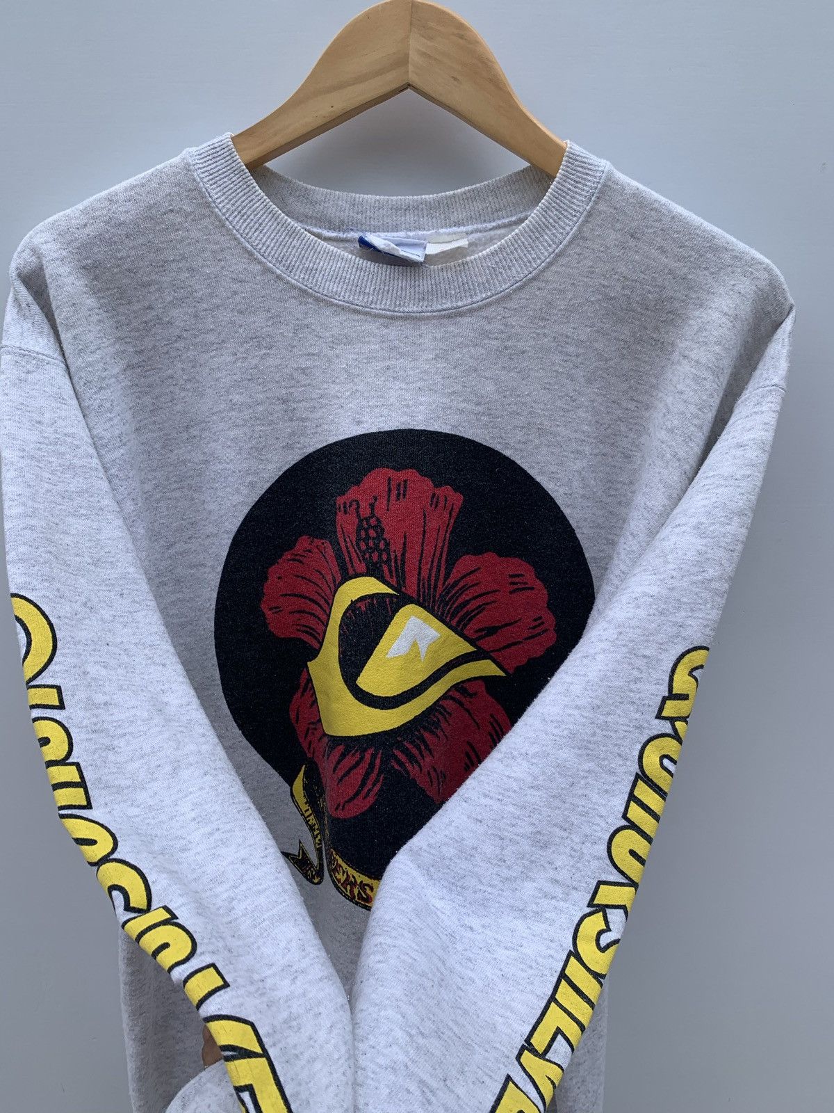 Quicksilver 🔥RARE🔥Vintage 90’s Quiksilver Big Logo Sweatshirt Size US L / EU 52-54 / 3 - 3 Thumbnail