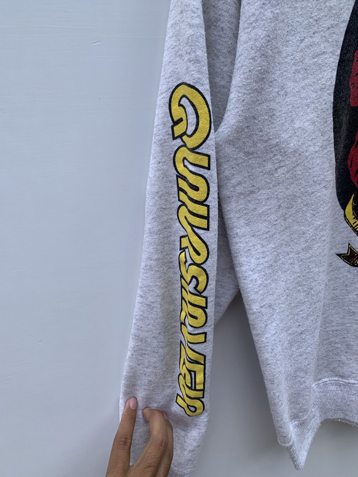 Quicksilver 🔥RARE🔥Vintage 90’s Quiksilver Big Logo Sweatshirt Size US L / EU 52-54 / 3 - 4 Thumbnail