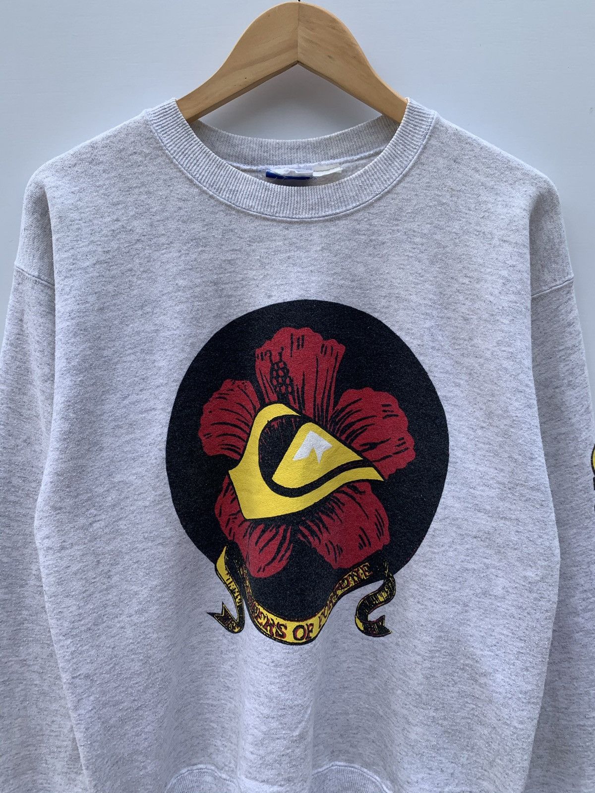 Quicksilver 🔥RARE🔥Vintage 90’s Quiksilver Big Logo Sweatshirt Size US L / EU 52-54 / 3 - 2 Thumbnail