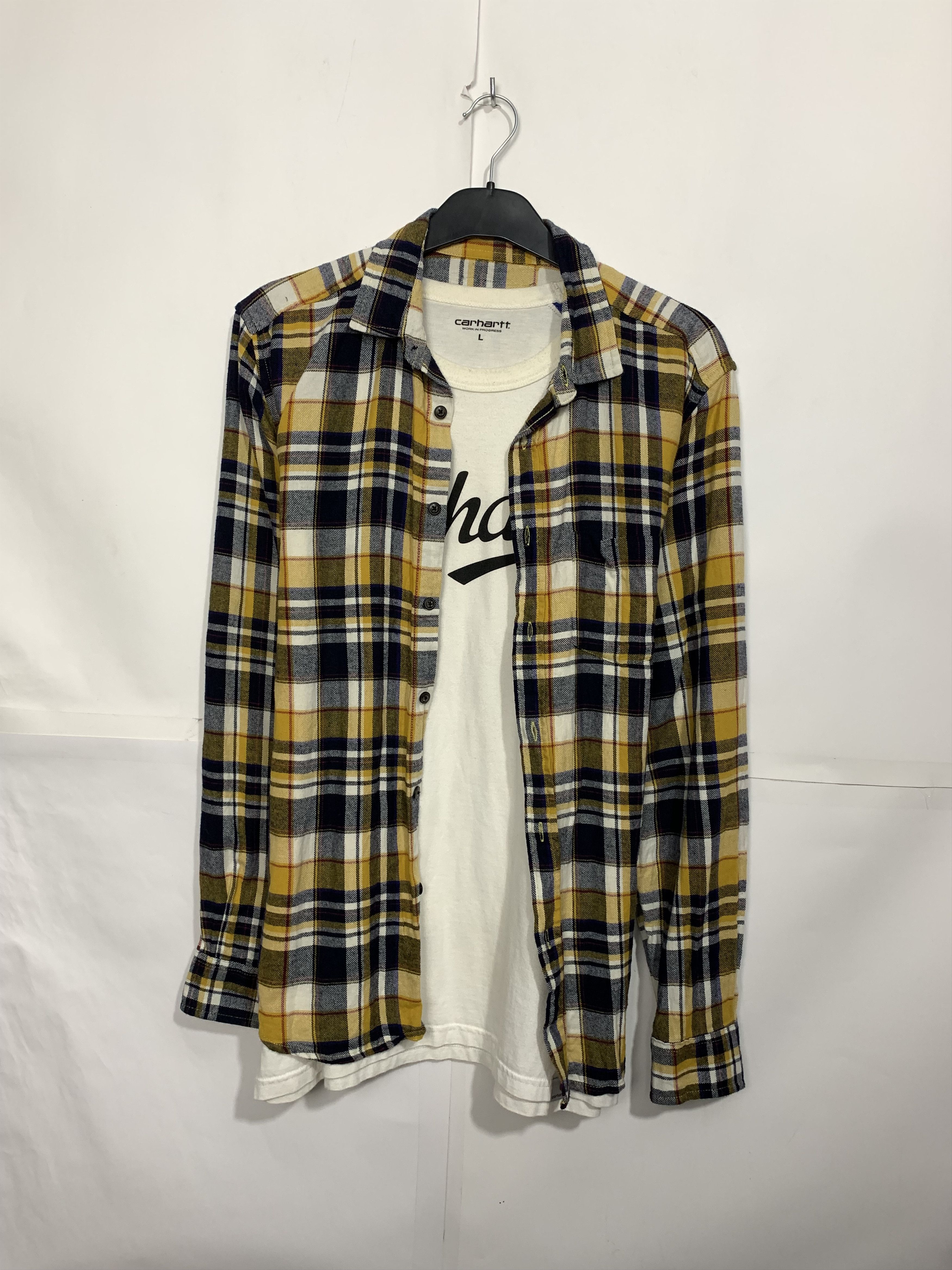 Flannel Vintage Flannel Plaid Shirt Travis style Size US M / EU 48-50 / 2 - 1 Thumbnail