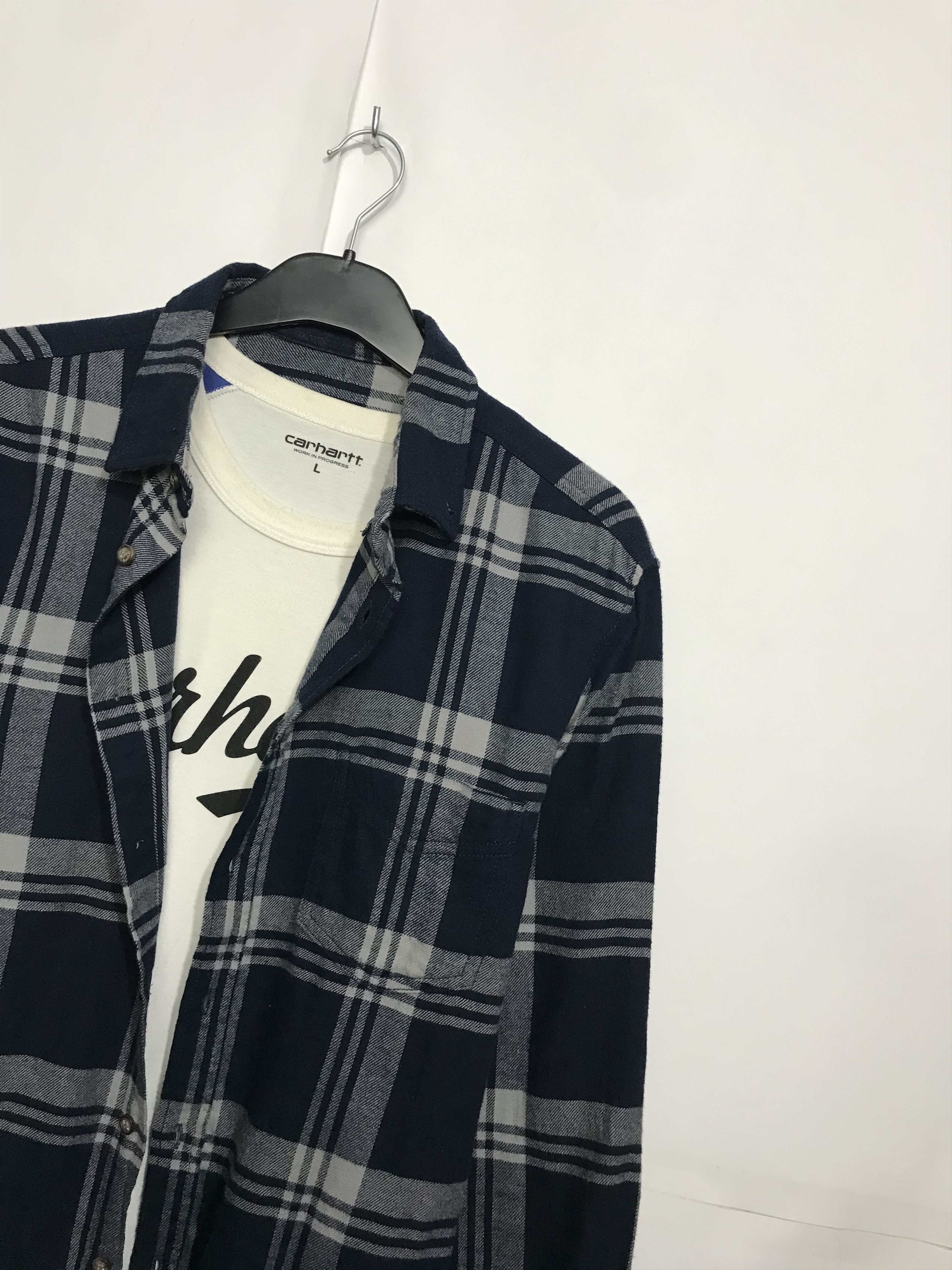 Flannel Vintage Flannel Plaid Shirt Travis style Size US L / EU 52-54 / 3 - 2 Thumbnail