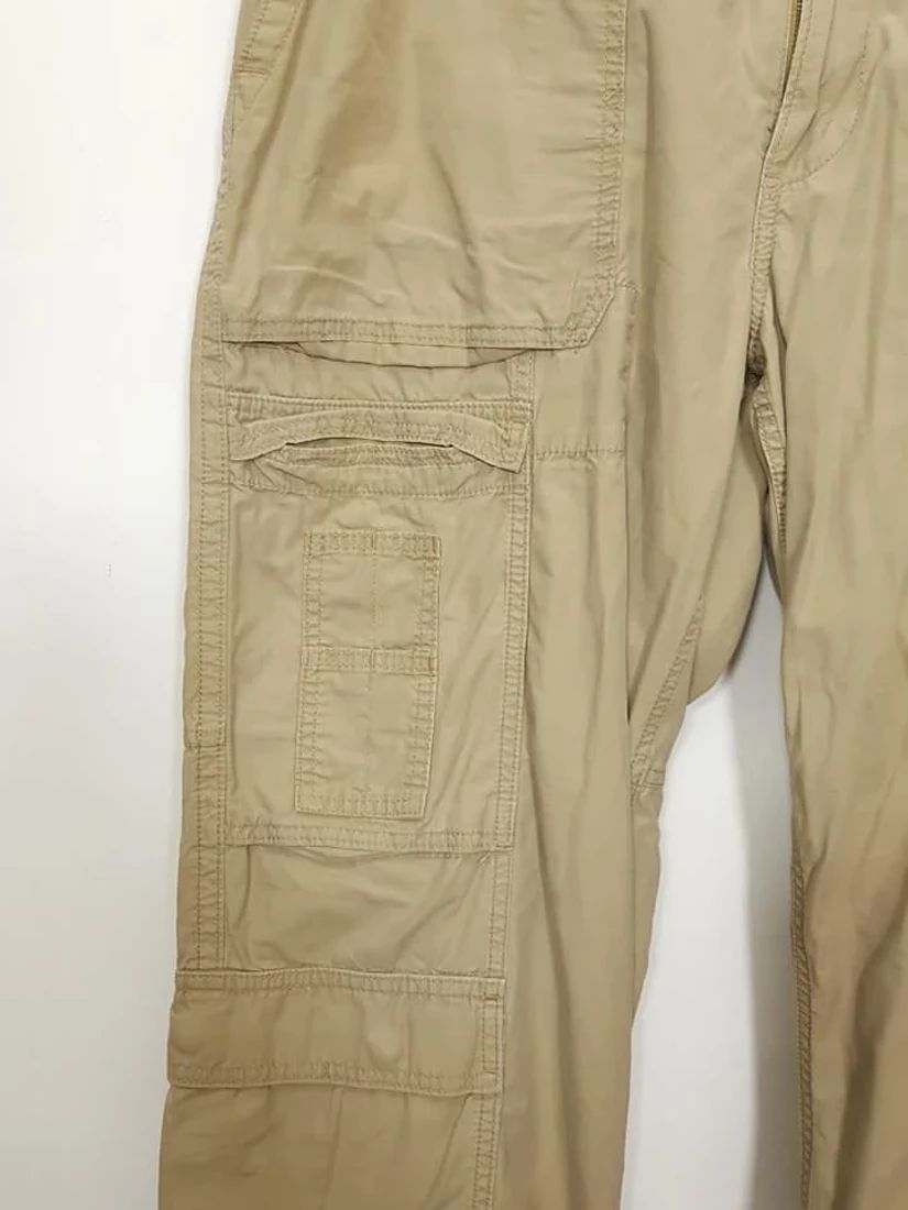 Polo Ralph Lauren × Ralph Lauren PRL Tactical Utility Military Parachute Beige Wide Pants Size US 39 - 11 Thumbnail
