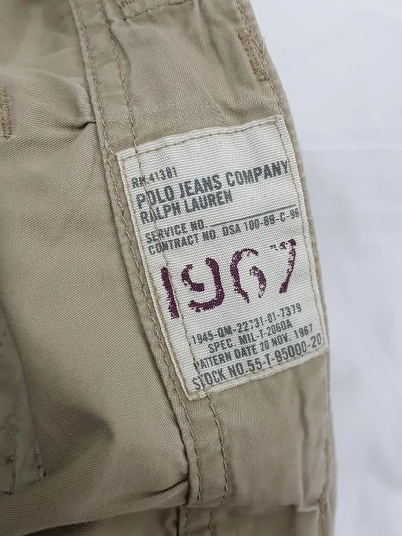 Polo Ralph Lauren × Ralph Lauren PRL Tactical Utility Military Parachute Beige Wide Pants Size US 39 - 16 Thumbnail