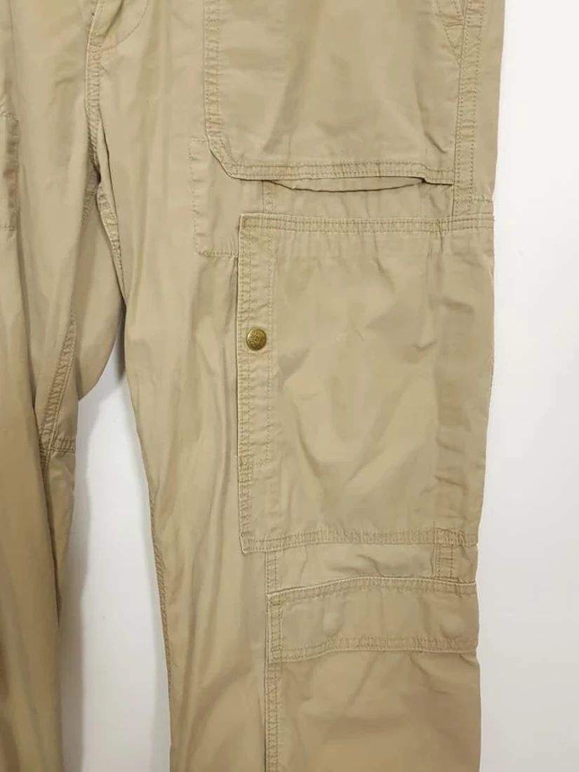 Polo Ralph Lauren × Ralph Lauren PRL Tactical Utility Military Parachute Beige Wide Pants Size US 39 - 12 Thumbnail
