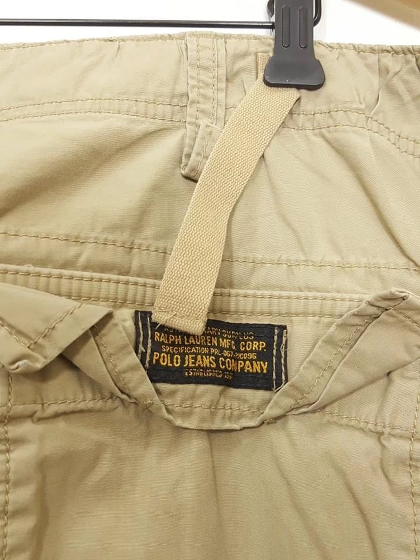 Polo Ralph Lauren × Ralph Lauren PRL Tactical Utility Military Parachute Beige Wide Pants Size US 39 - 10 Thumbnail