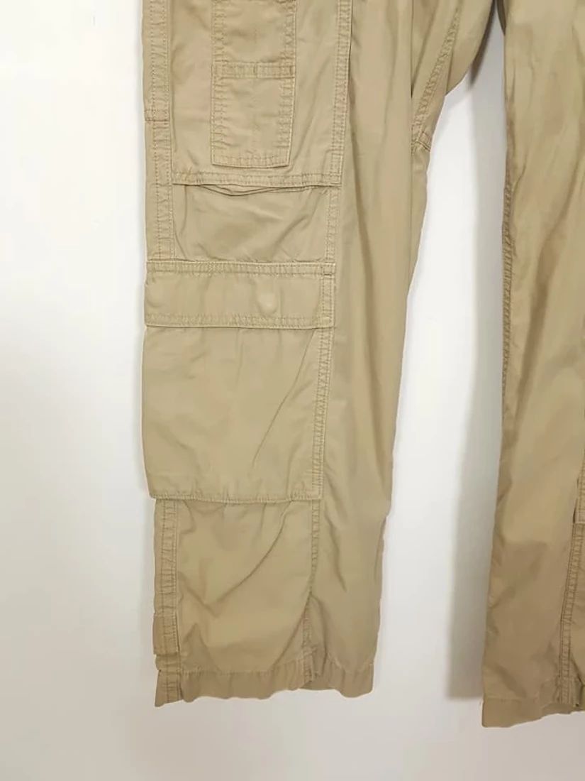 Polo Ralph Lauren × Ralph Lauren PRL Tactical Utility Military Parachute Beige Wide Pants Size US 39 - 13 Thumbnail