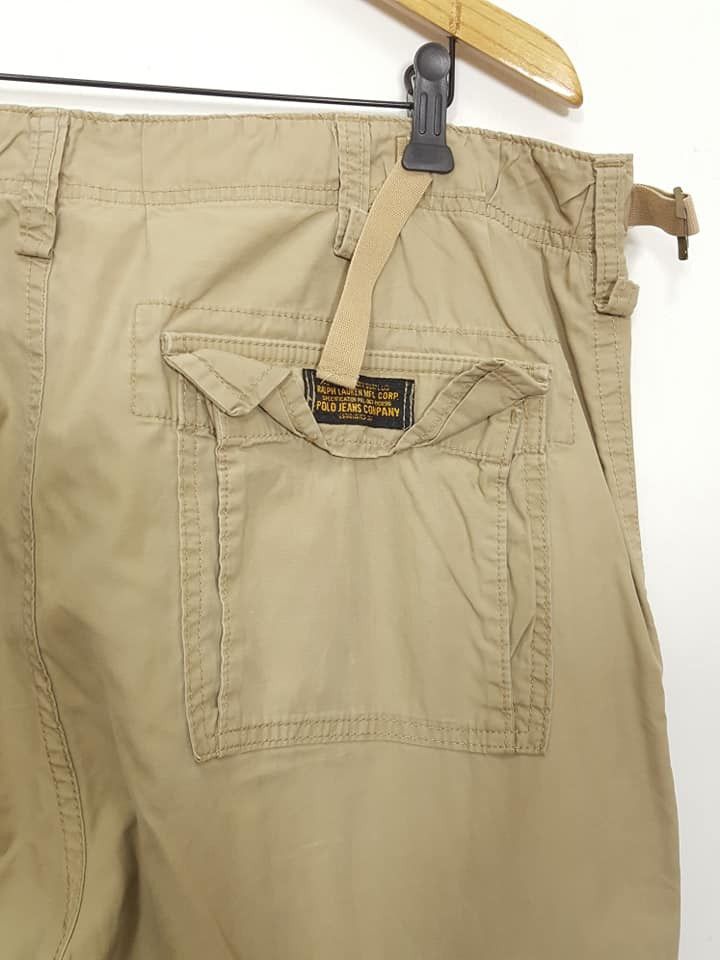 Polo Ralph Lauren × Ralph Lauren PRL Tactical Utility Military Parachute Beige Wide Pants Size US 39 - 9 Thumbnail
