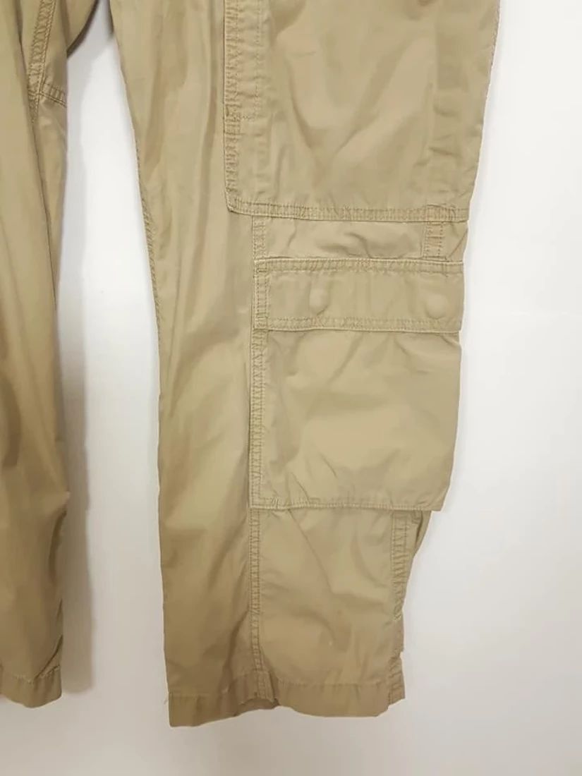 Polo Ralph Lauren × Ralph Lauren PRL Tactical Utility Military Parachute Beige Wide Pants Size US 39 - 14 Thumbnail