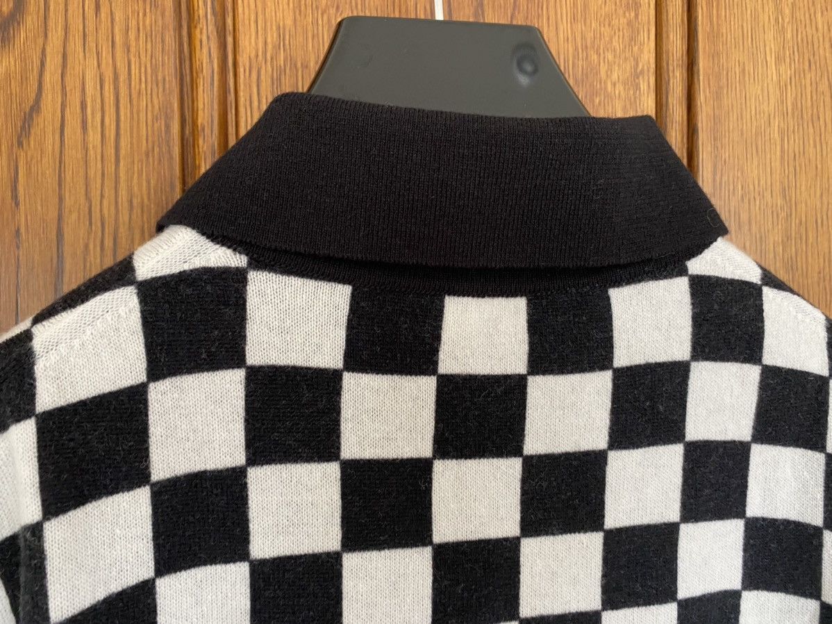 Celine 😍😍 Celine damier checker wool knit sweater polo Hedi Slimane Size US M / EU 48-50 / 2 - 25 Thumbnail