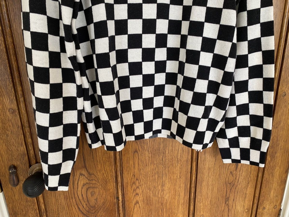 Celine 😍😍 Celine damier checker wool knit sweater polo Hedi Slimane Size US M / EU 48-50 / 2 - 18 Thumbnail
